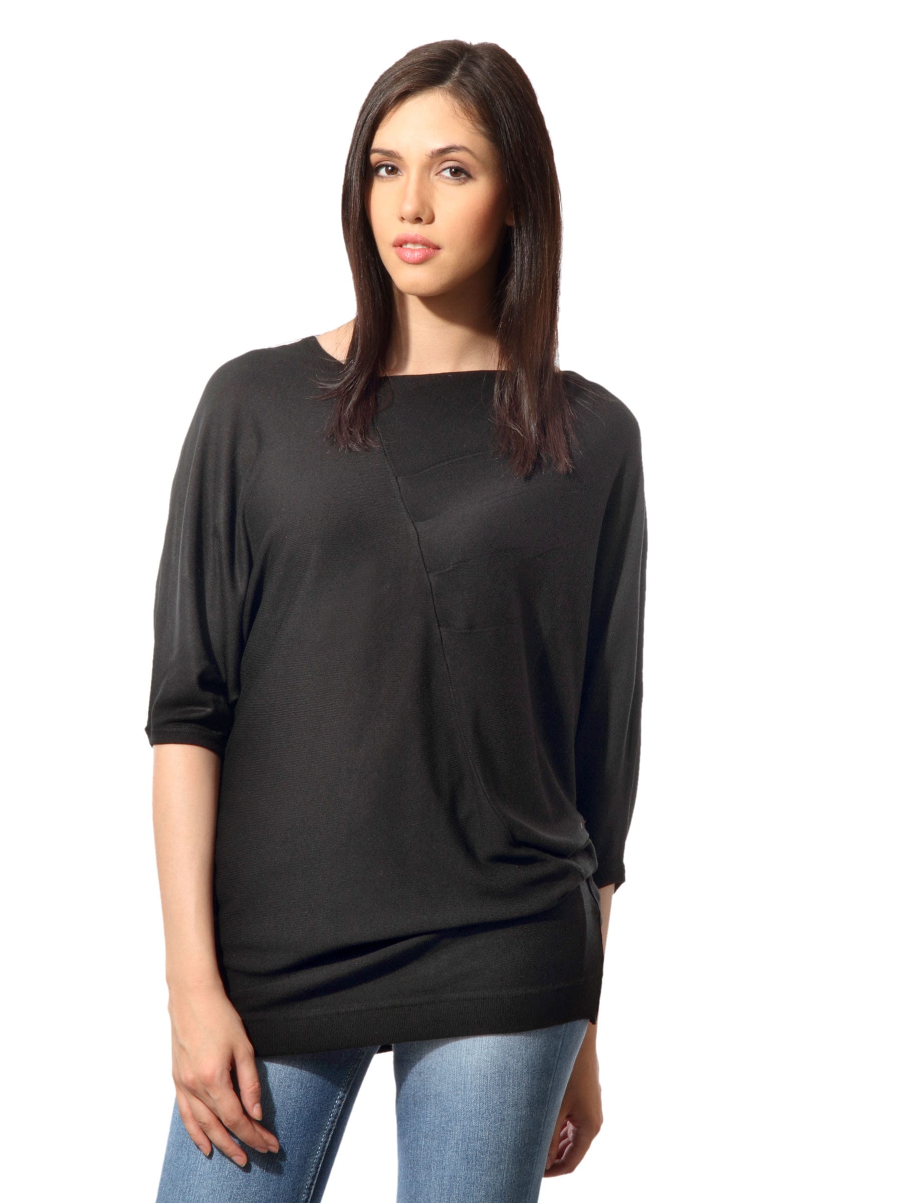 United Colors of Benetton Women Black Top