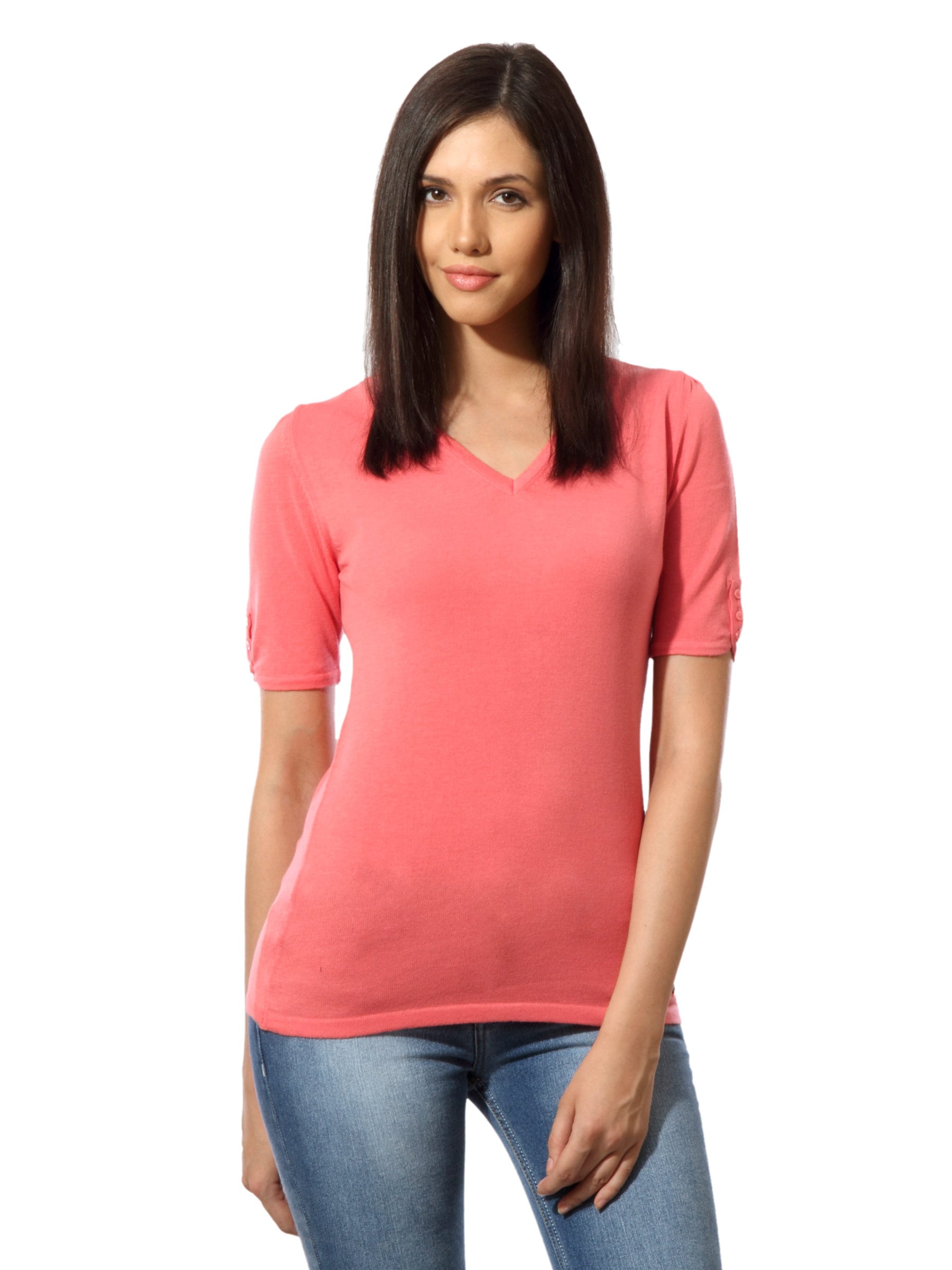 United Colors of Benetton Women Peach Top