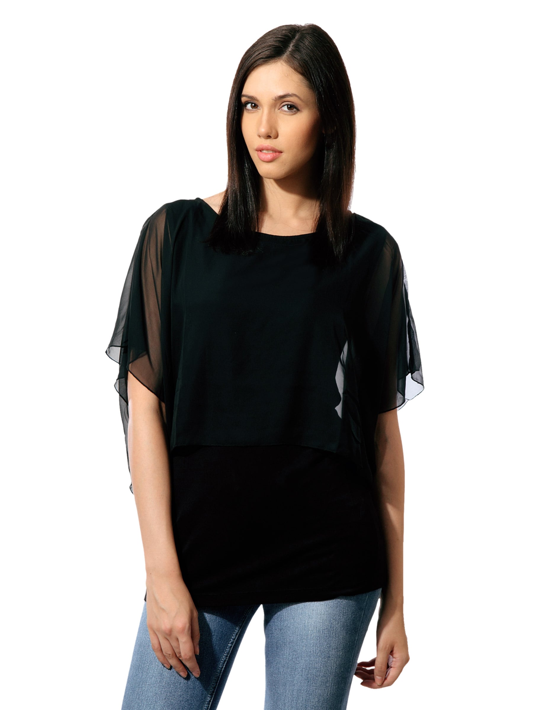 United Colors of Benetton Women Black Top