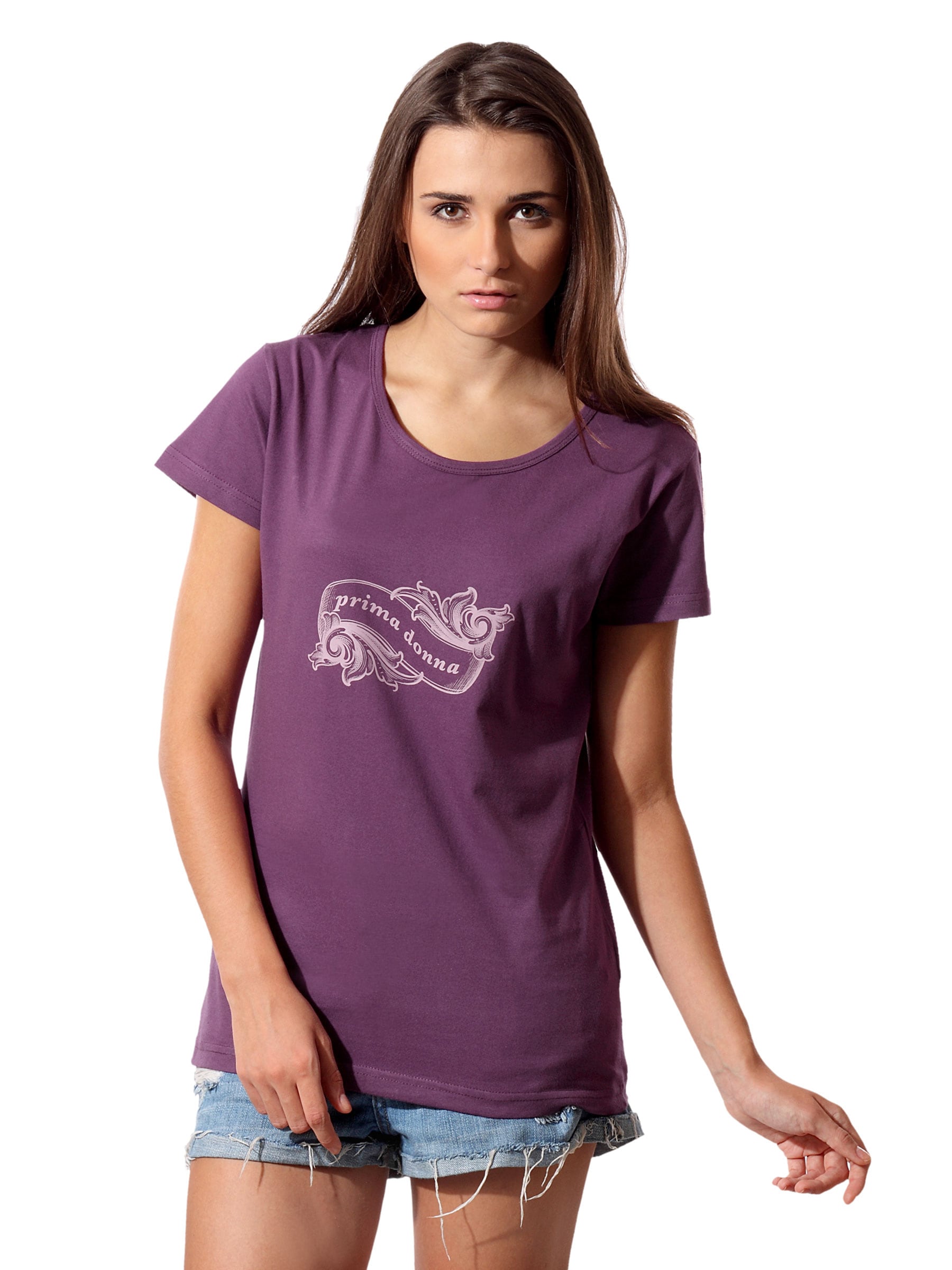 Tantra Women Purple Prima Donna T-shirt