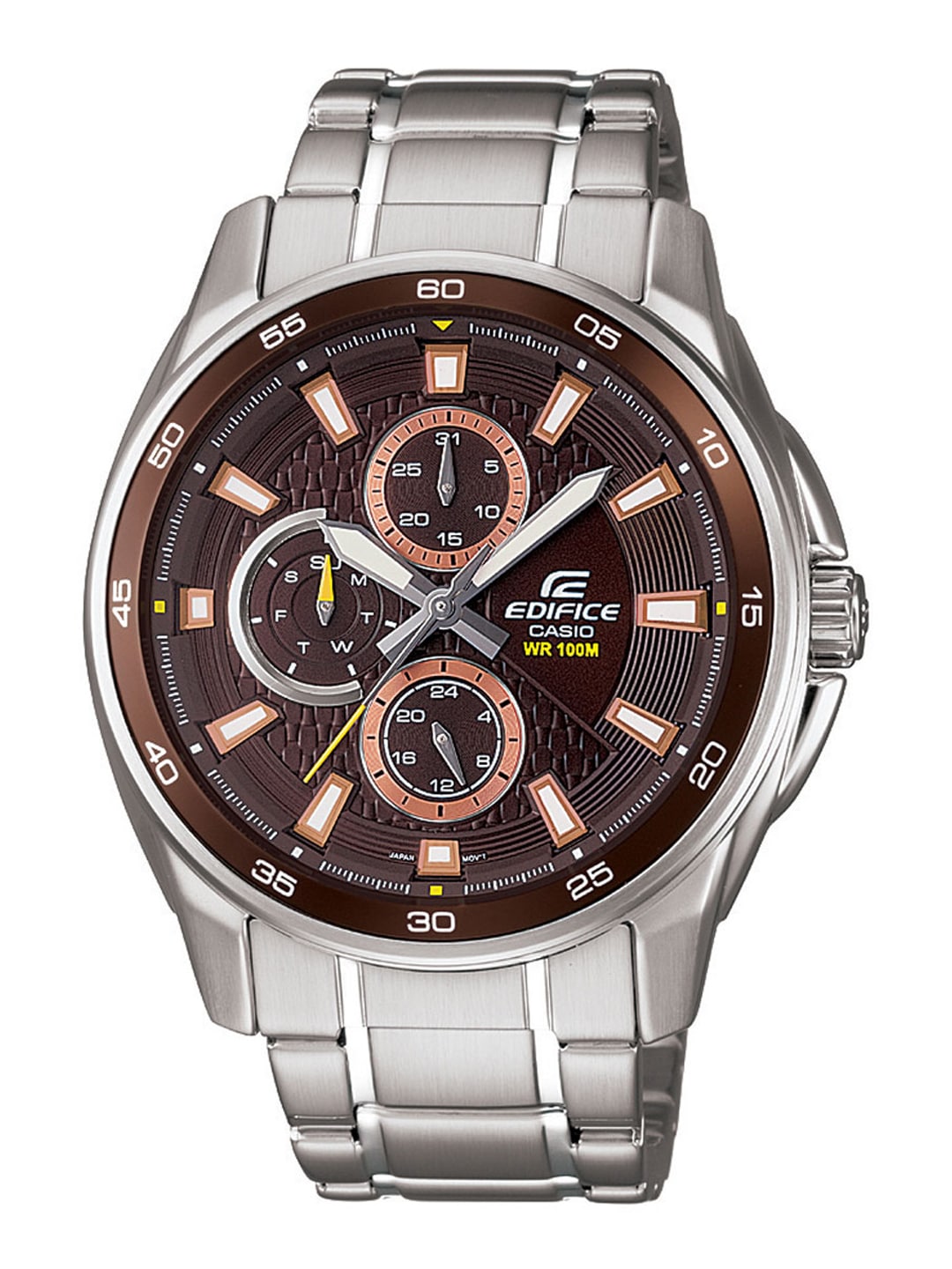 Casio Edifice Men Multi-Dial Watch EF-334D-5AVDF(ED421)