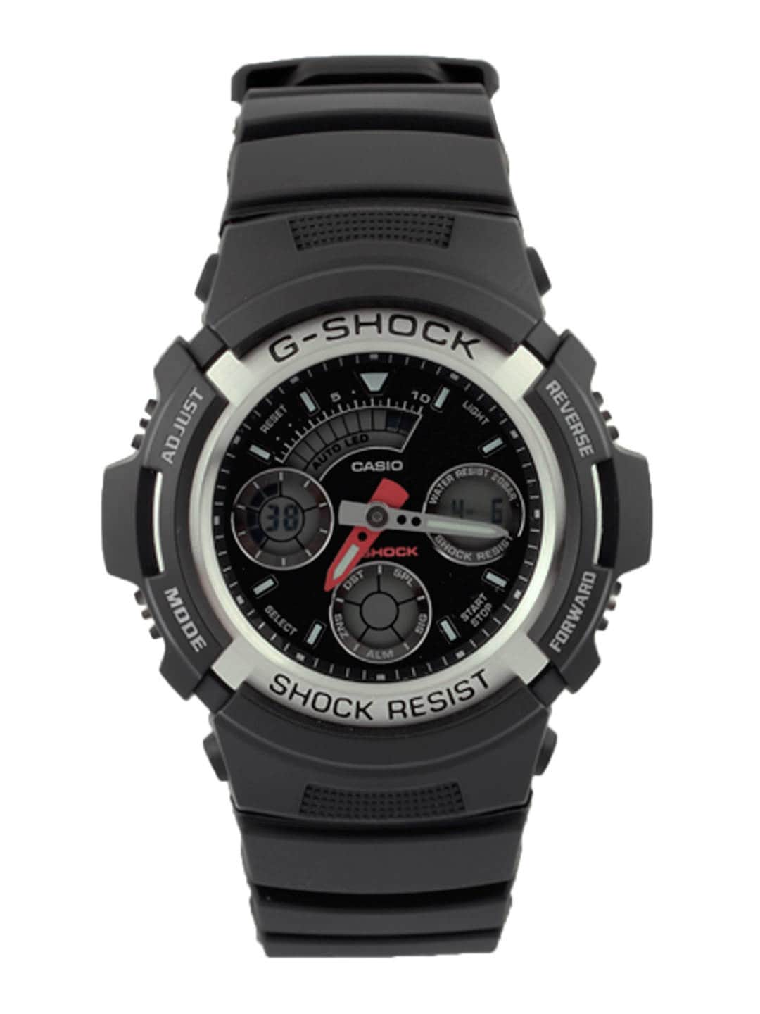 CASIO G-Shock Men Black Analogue-Digital Watch AW-590-1ADR G219