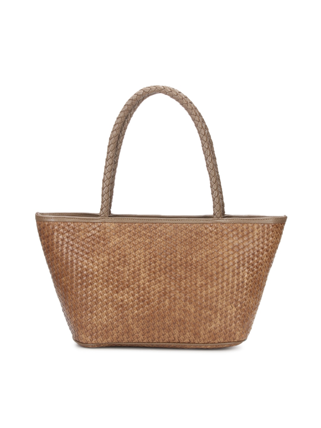 Murcia Women Basket Thatch Brown Handbag