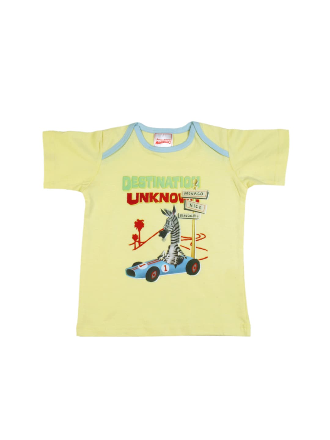 Madagascar3 Infant Boys Lemon Yellow T-Shirt
