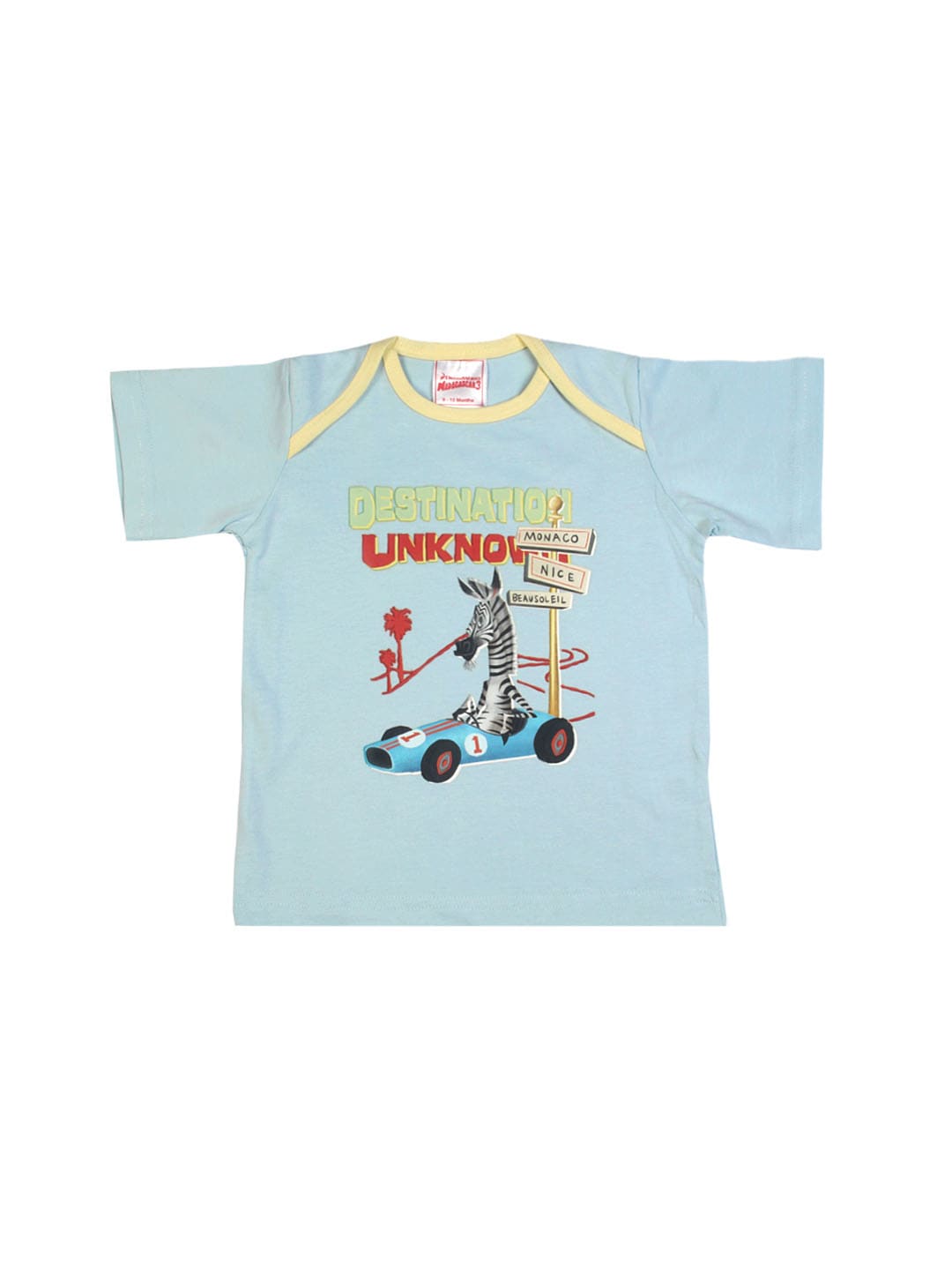 Madagascar3 Infant Boys Light Blue T-Shirt