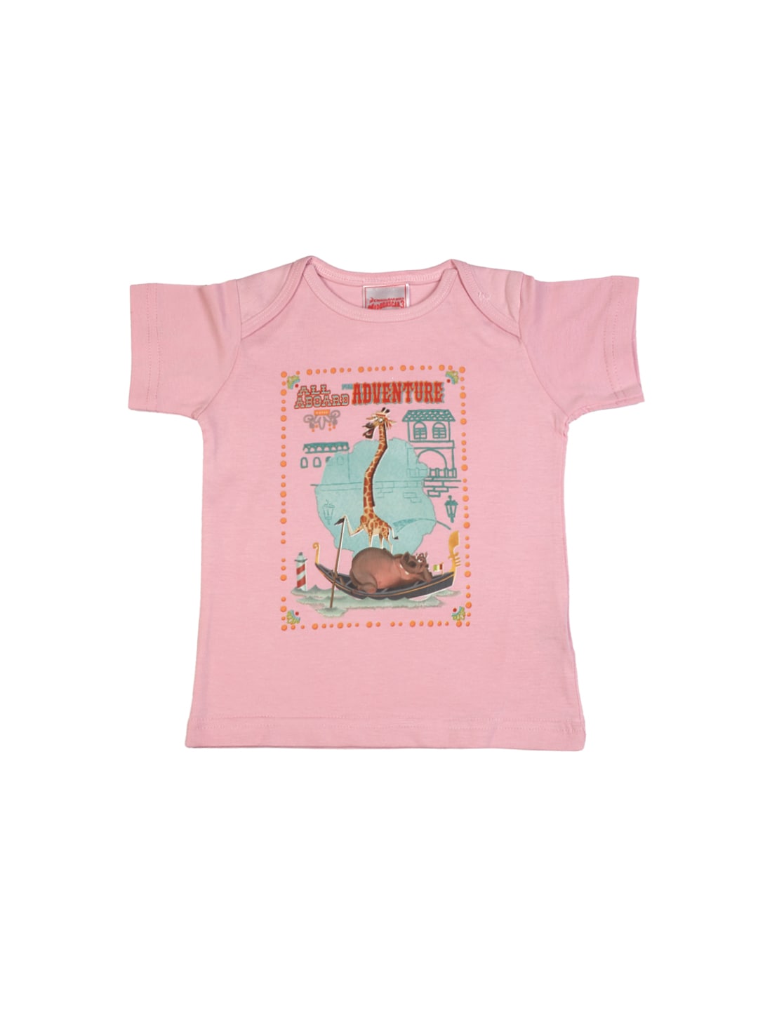 Madagascar3 Infant Girls Pink  T-Shirt