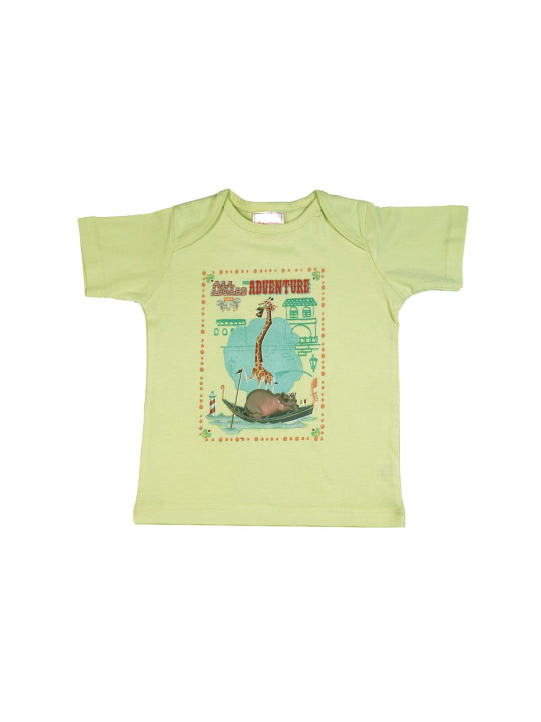 Madagascar3 Infant Girls Light Green  T-Shirt