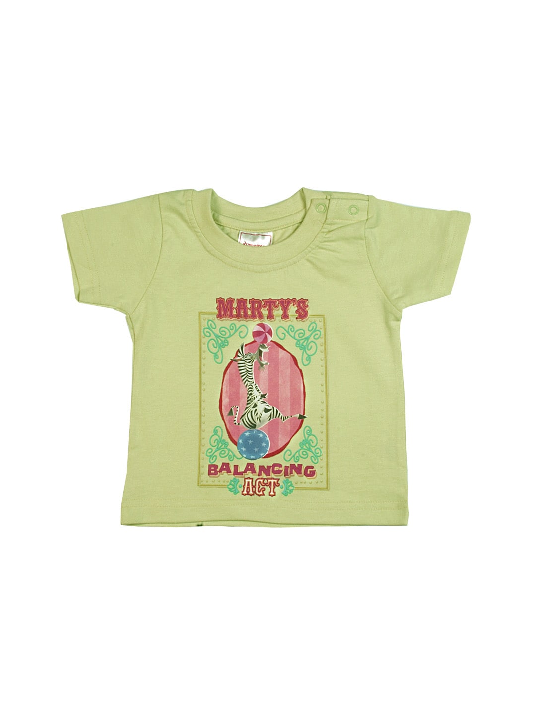 Madagascar3 Infant Girls Light Green T-Shirt