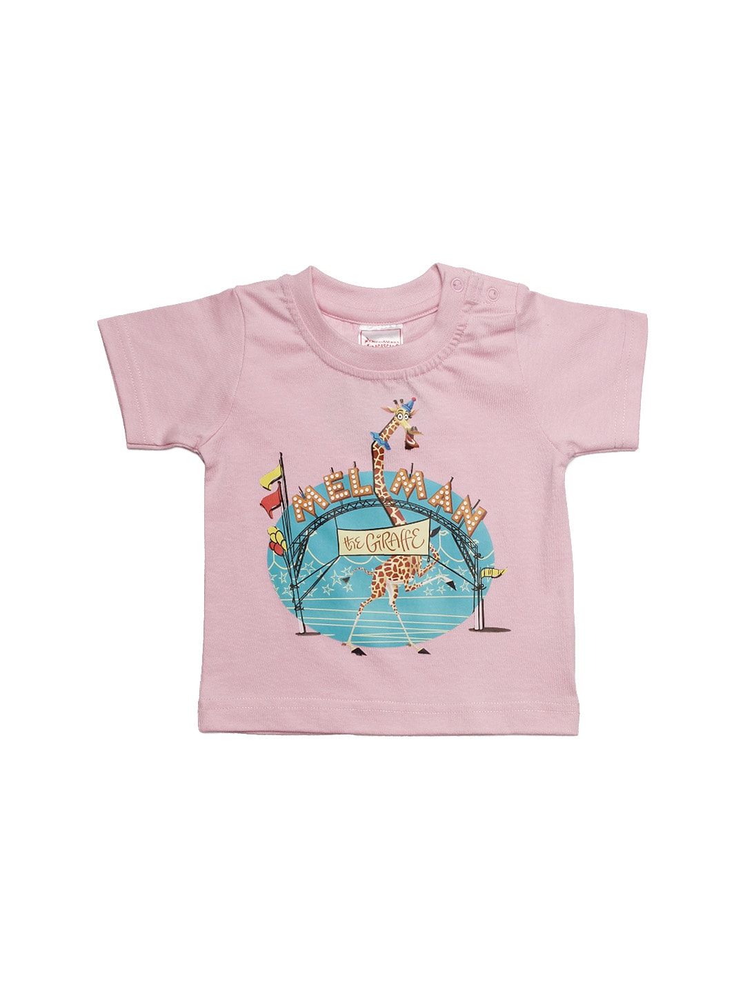 Madagascar3 Infant Girls Pink  T-Shirt
