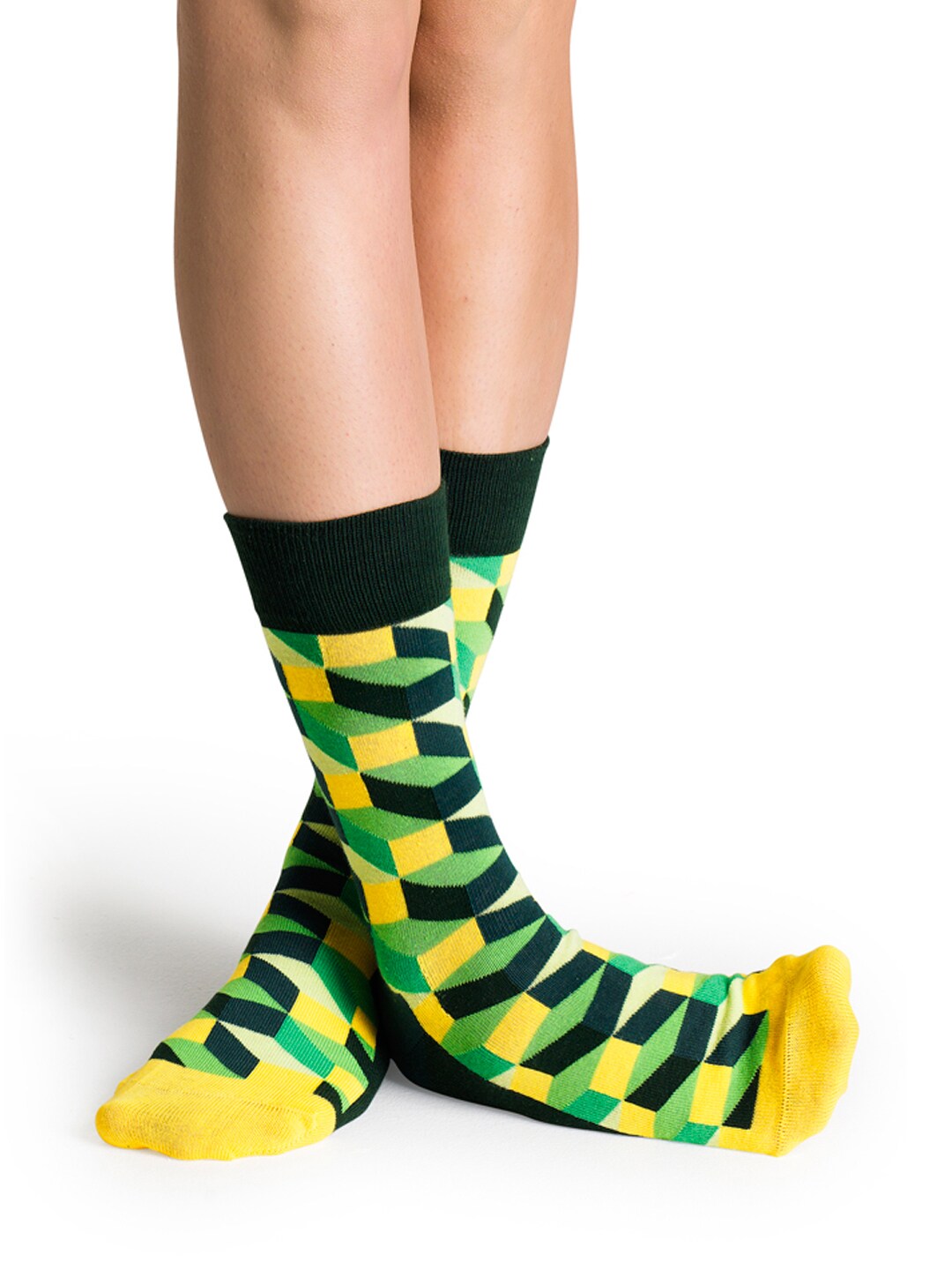 Happy Socks Unisex Green Socks