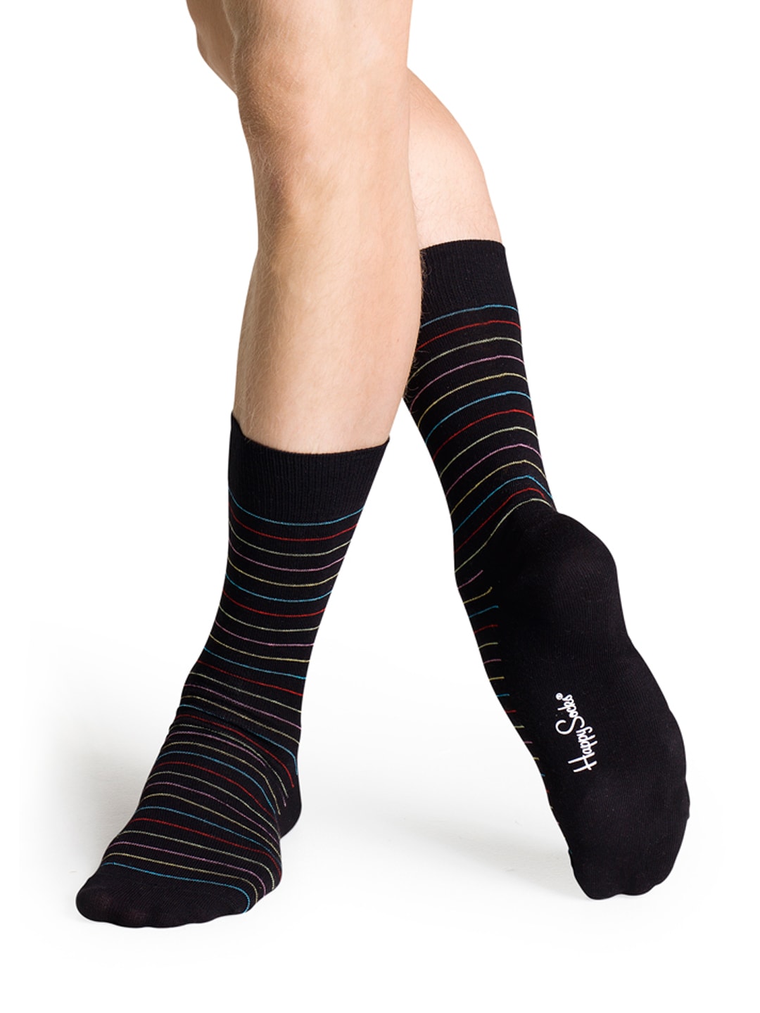 Happy Socks Unisex Black Socks