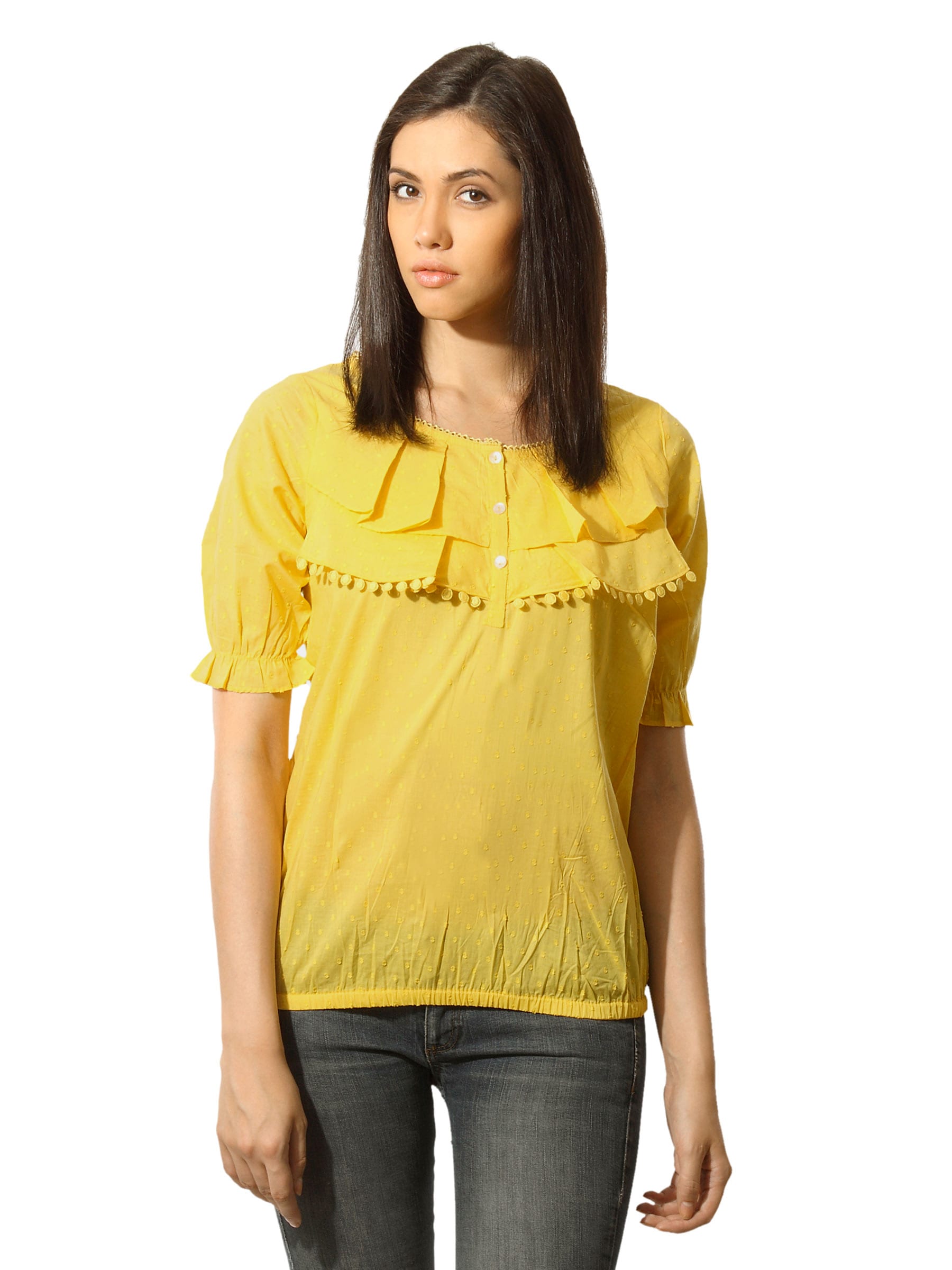 Mineral Women Yellow Top