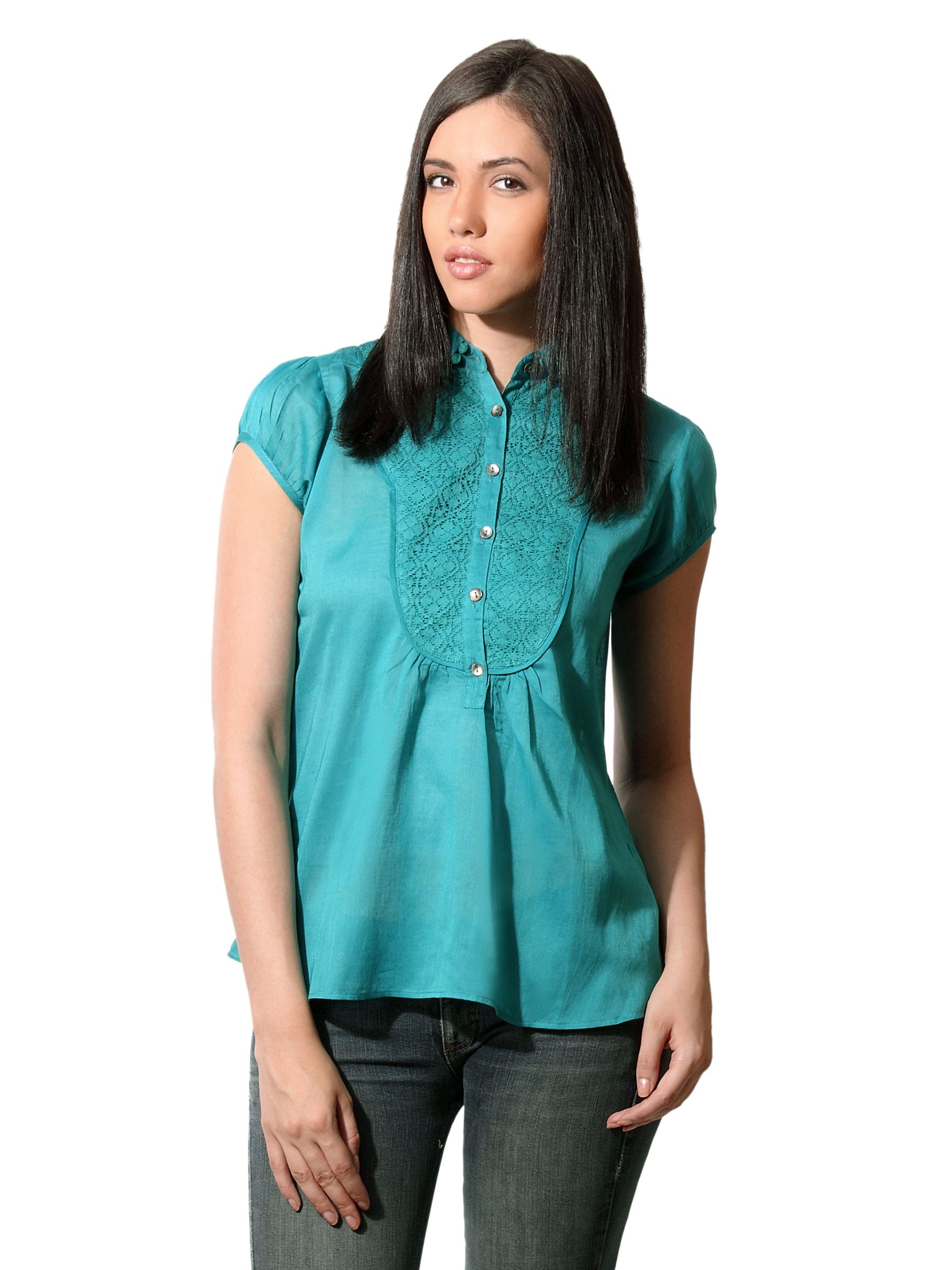 Mineral Women Teal Top