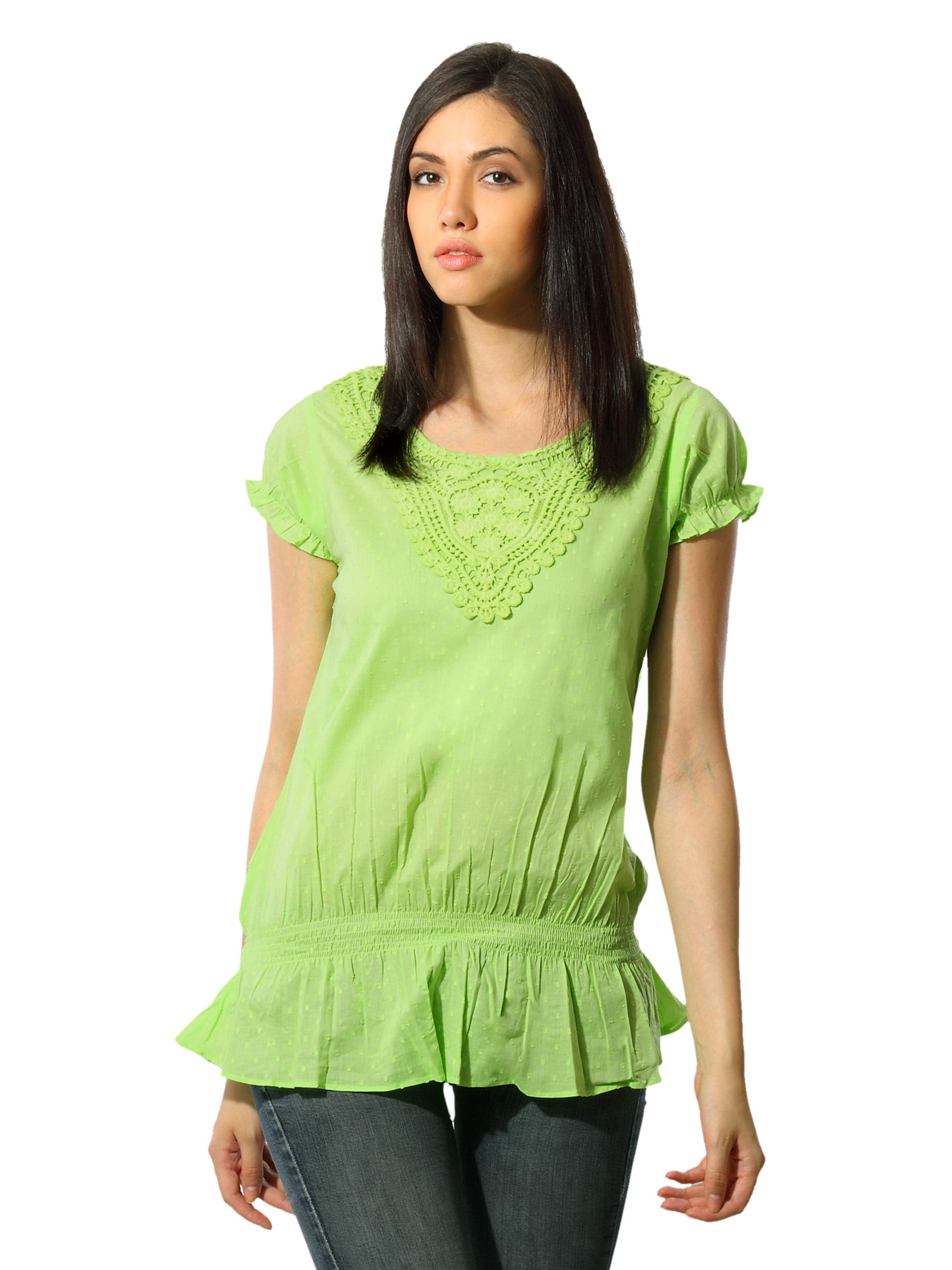 Mineral Women Green Top