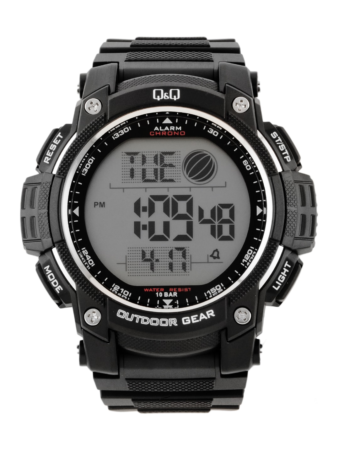 Q&Q Men Black Digital Watch M119J001Y