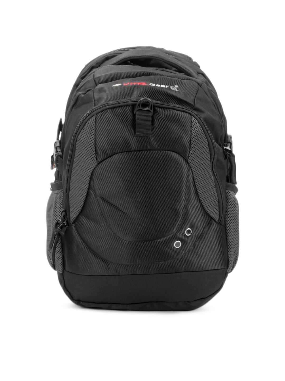 Vital Gear Unisex Techno Black Backpack