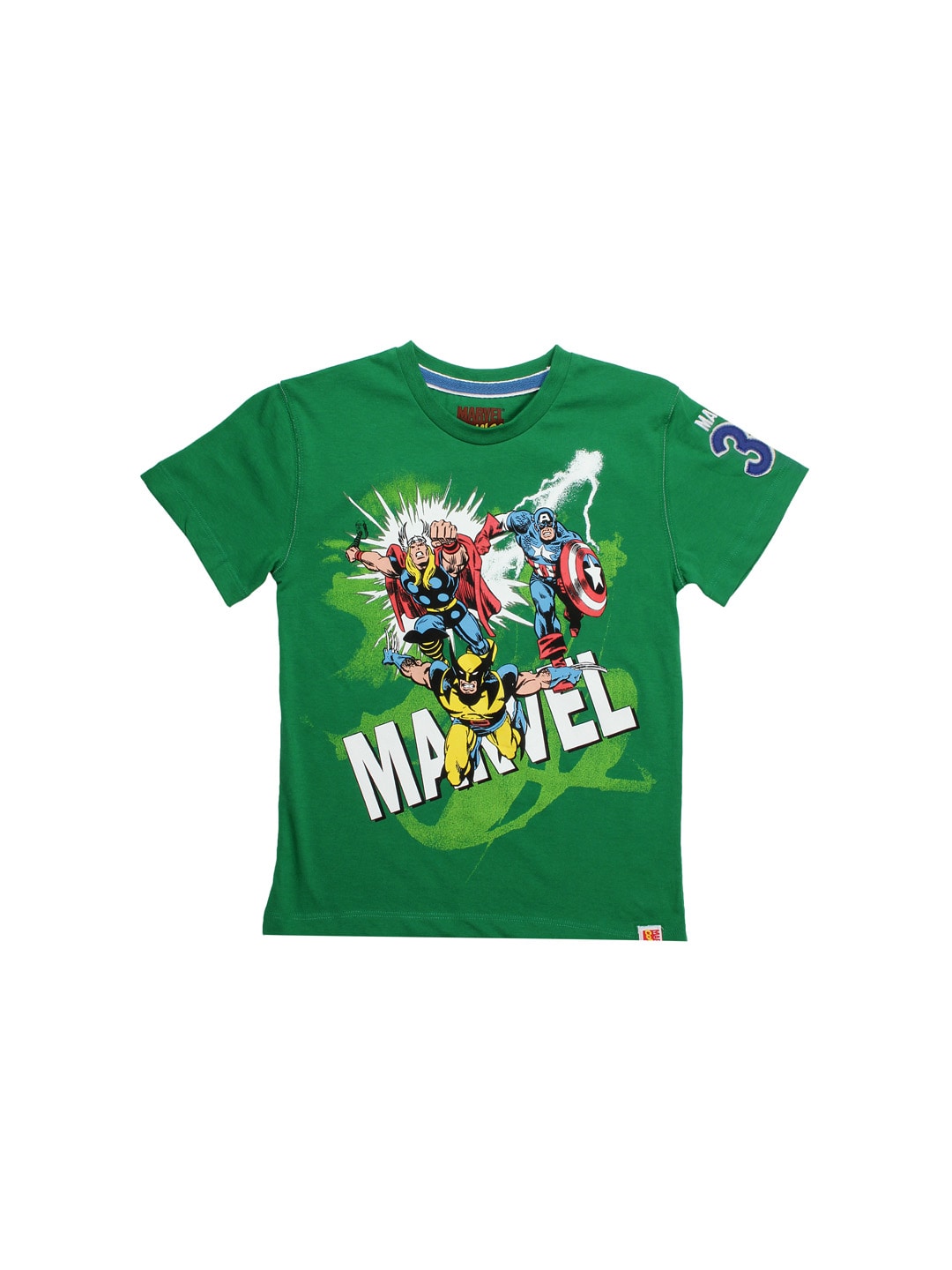 Marvel Boys Green T-Shirt