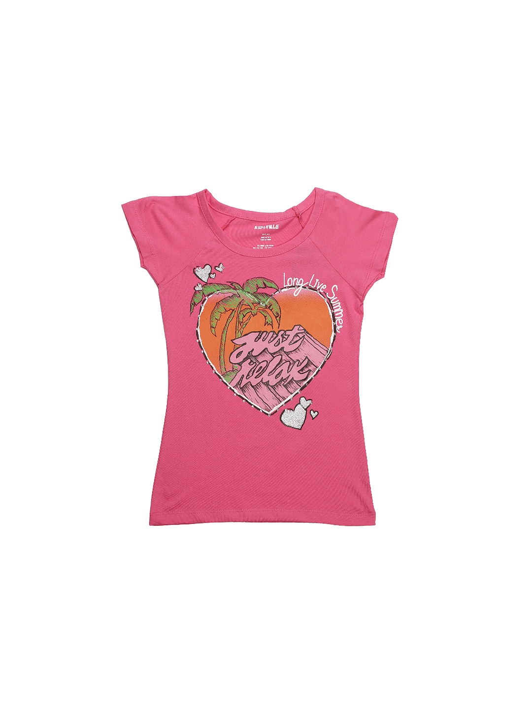 Kids Ville Girls Pink Top