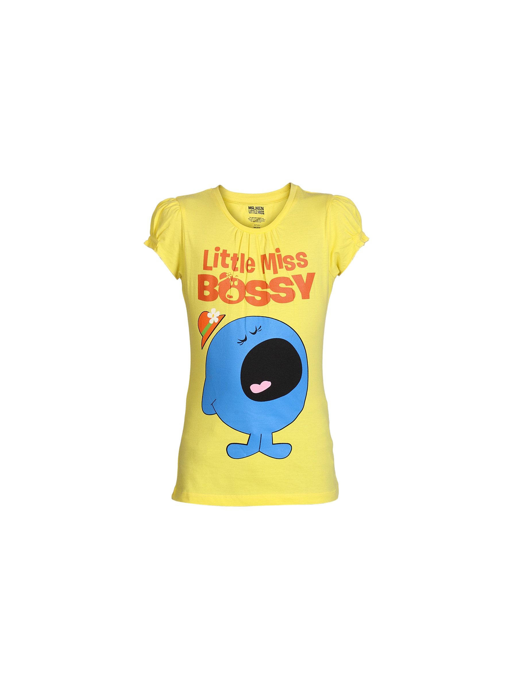 Mr. Men Little Miss Girls Yellow Top