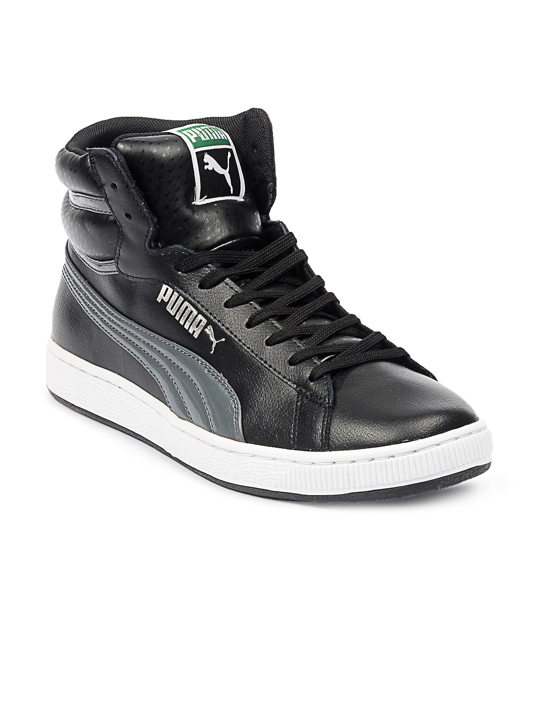 Puma Men Black RS Hi Leather Shoes