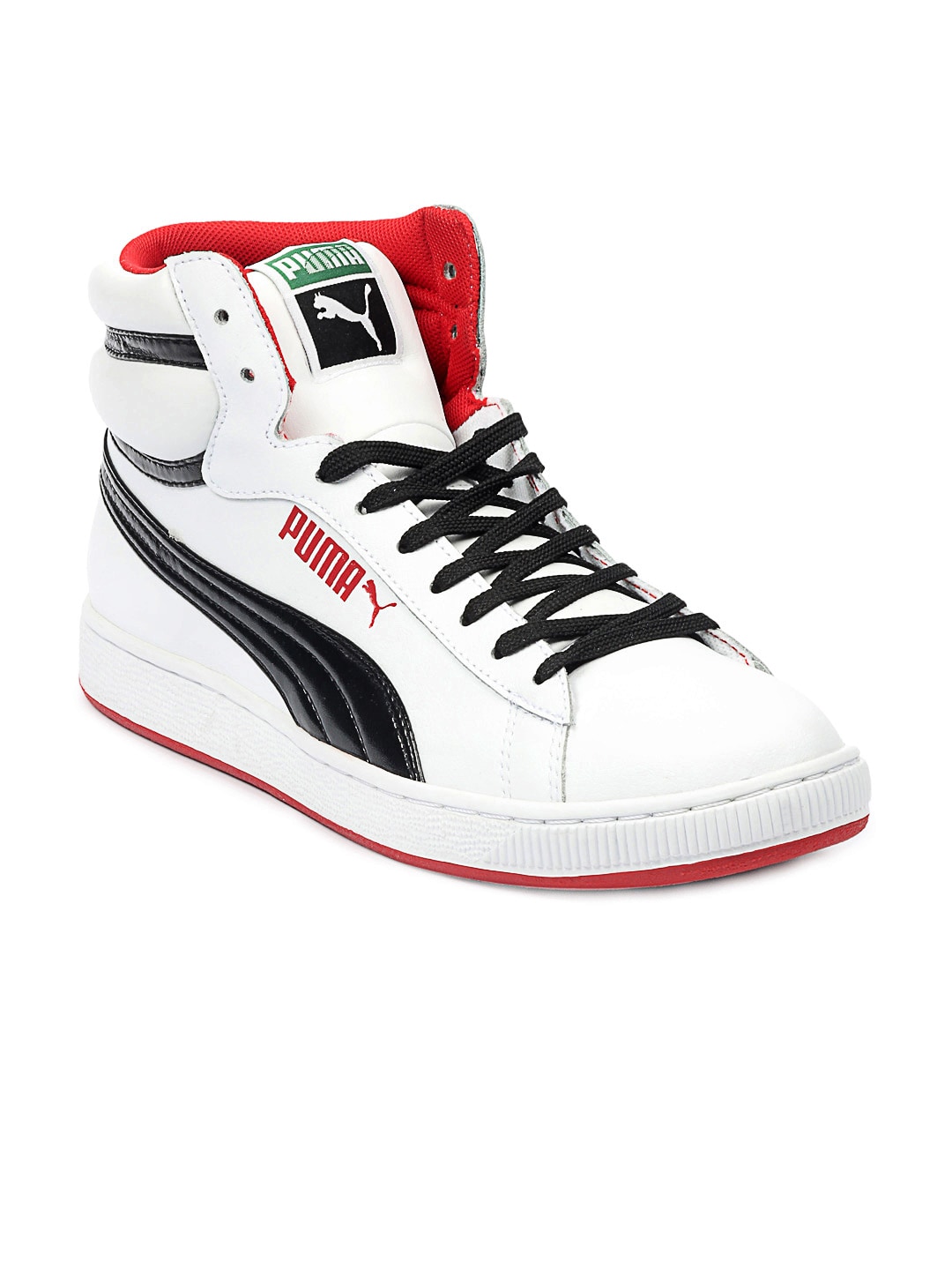 Puma Men White RS Hi Leather Shoes