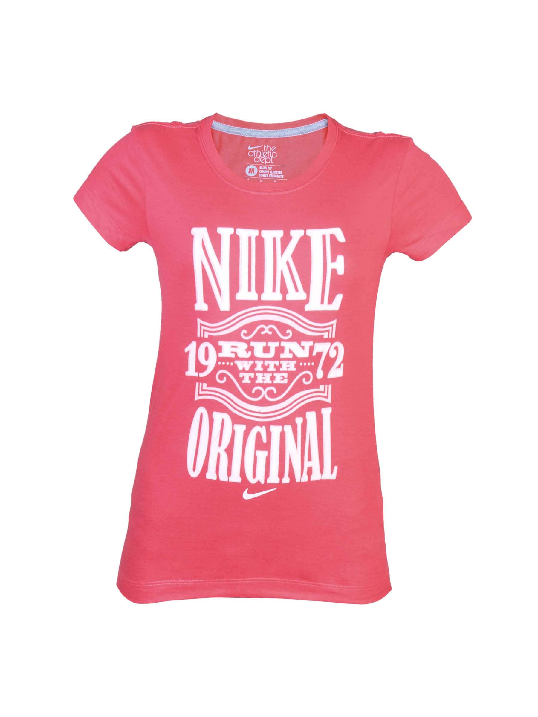 Nike Women Pink Crew T-shirt