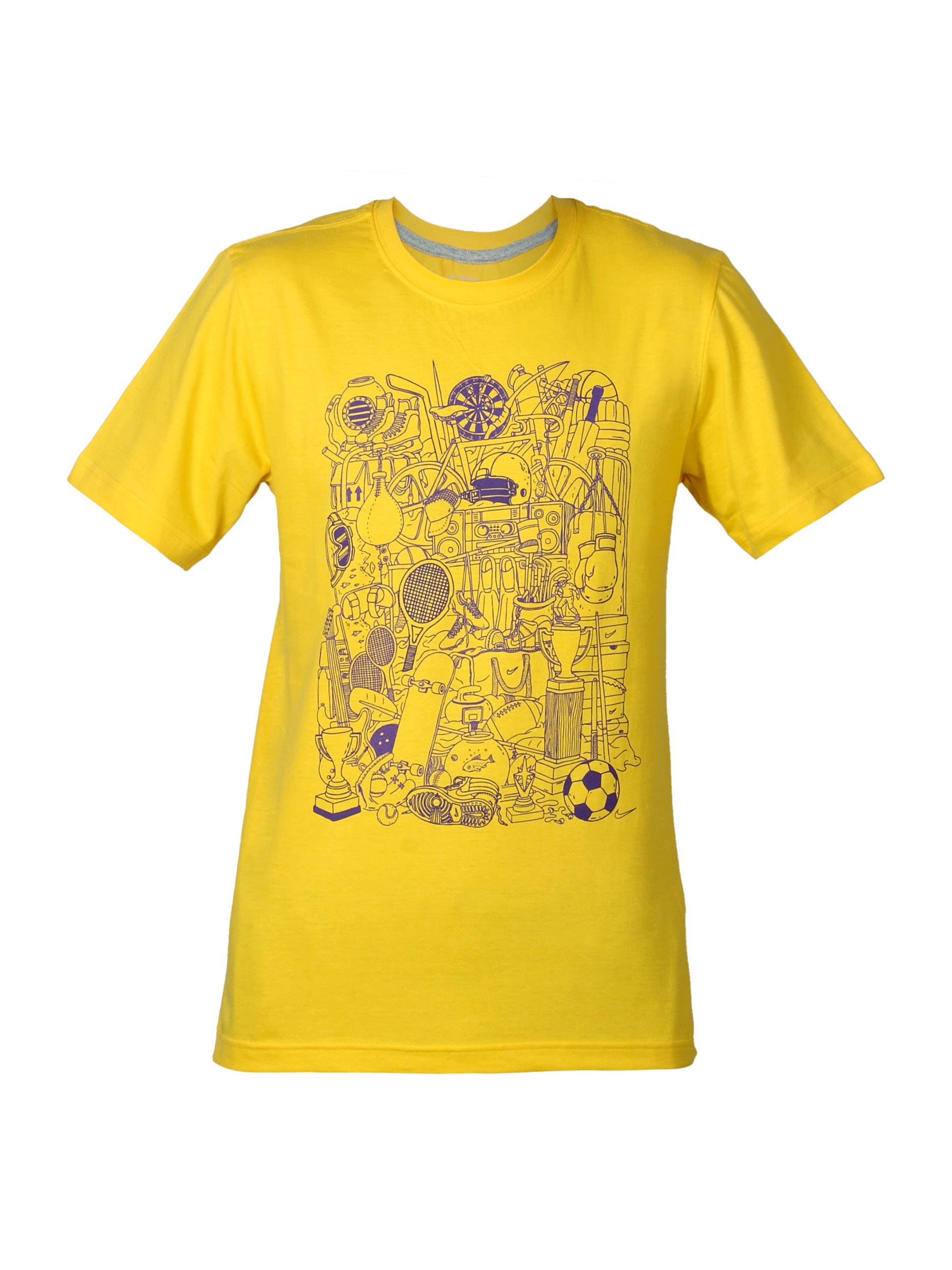 Nike Men Yellow Cave T-shirt