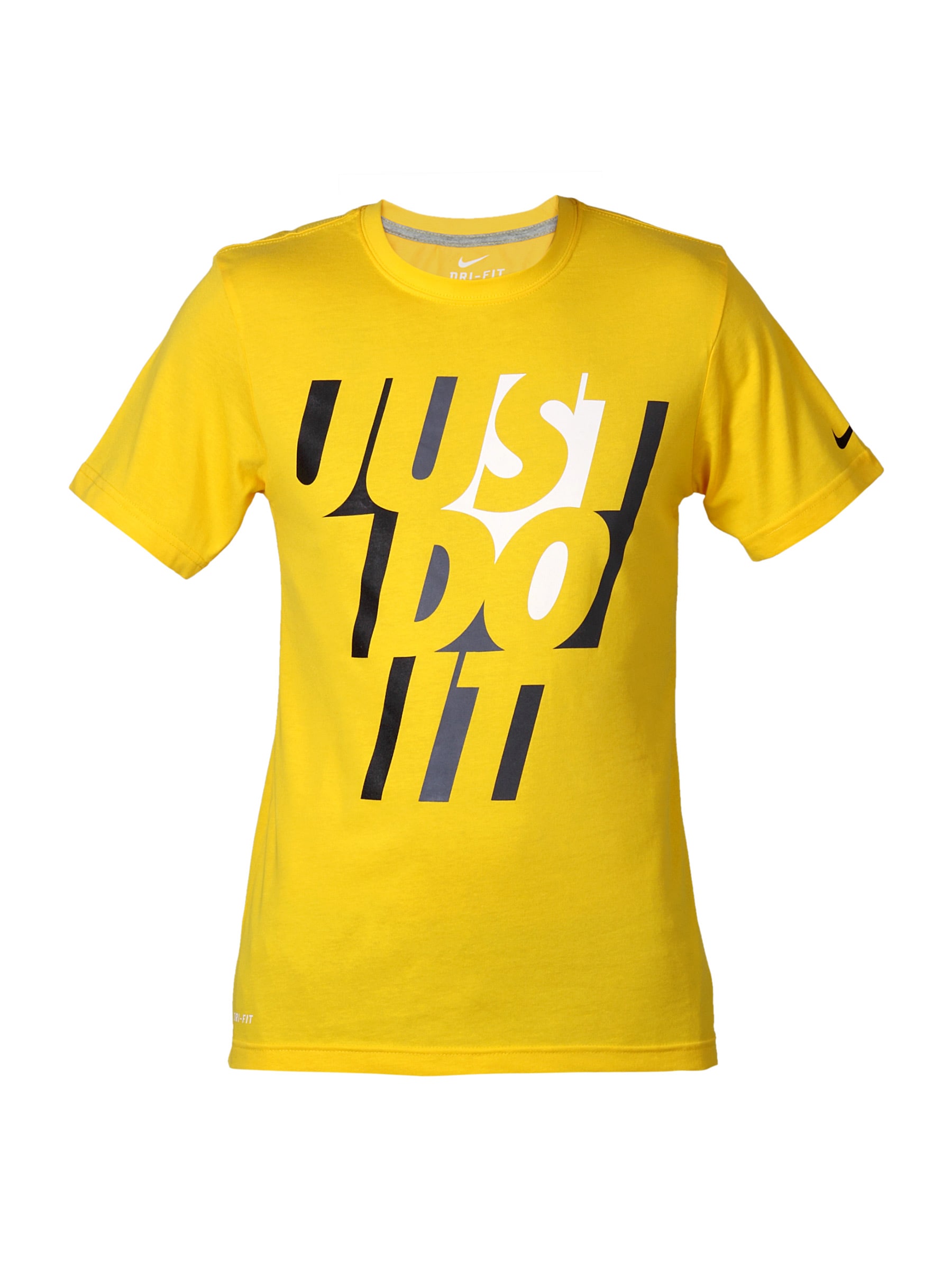 Nike Men Yellow Just Do It T-shirt