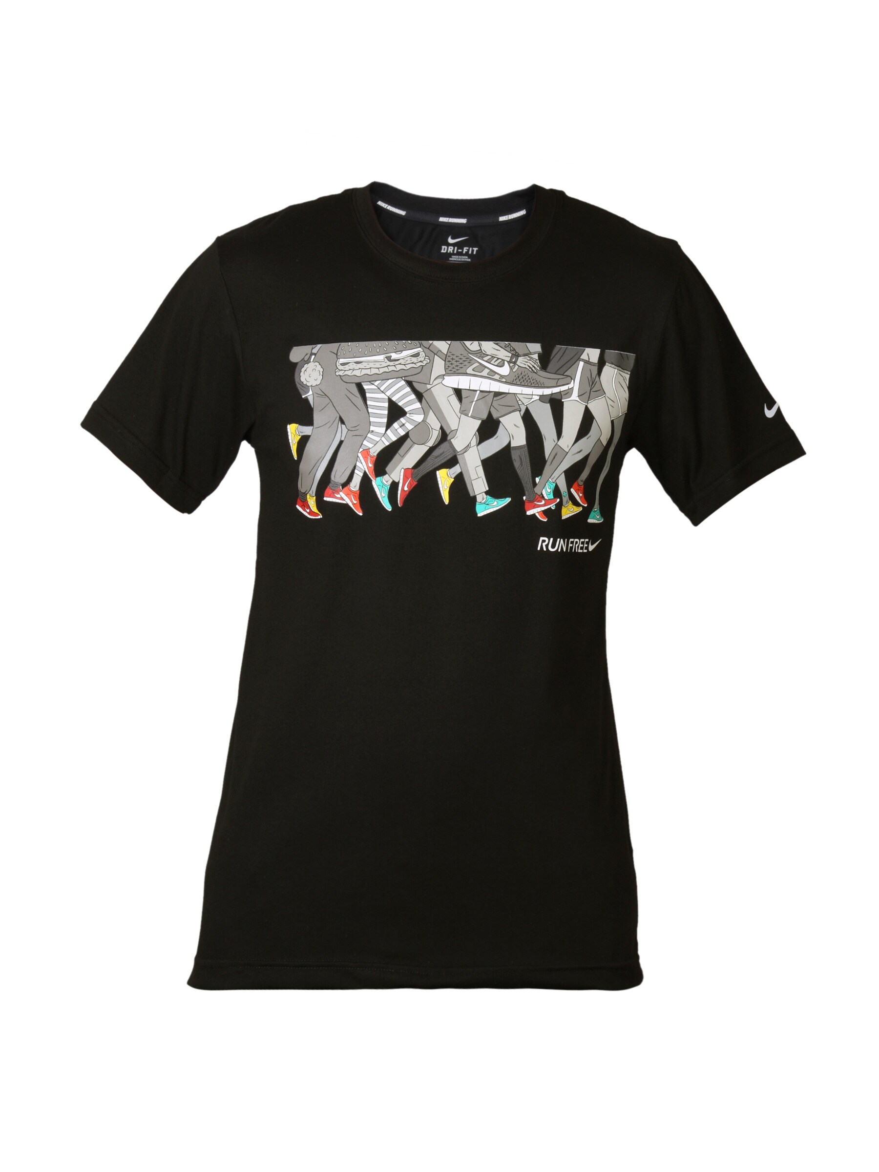 Nike Men Printed Cruis Black T-shirt