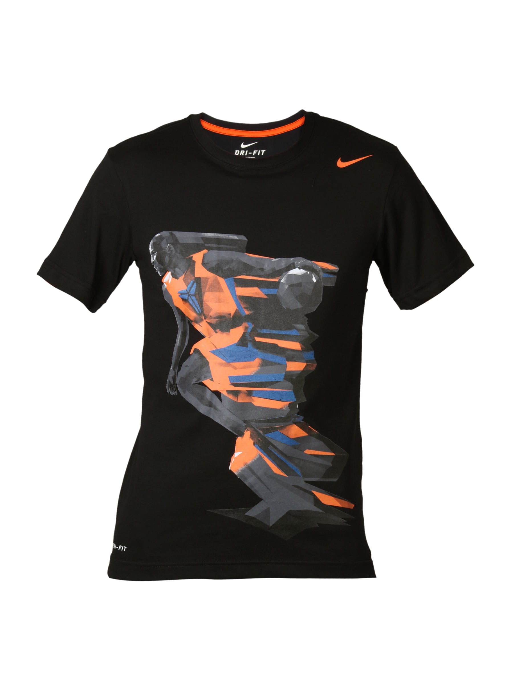 Nike Men Printed Blur Face Black T-shirt