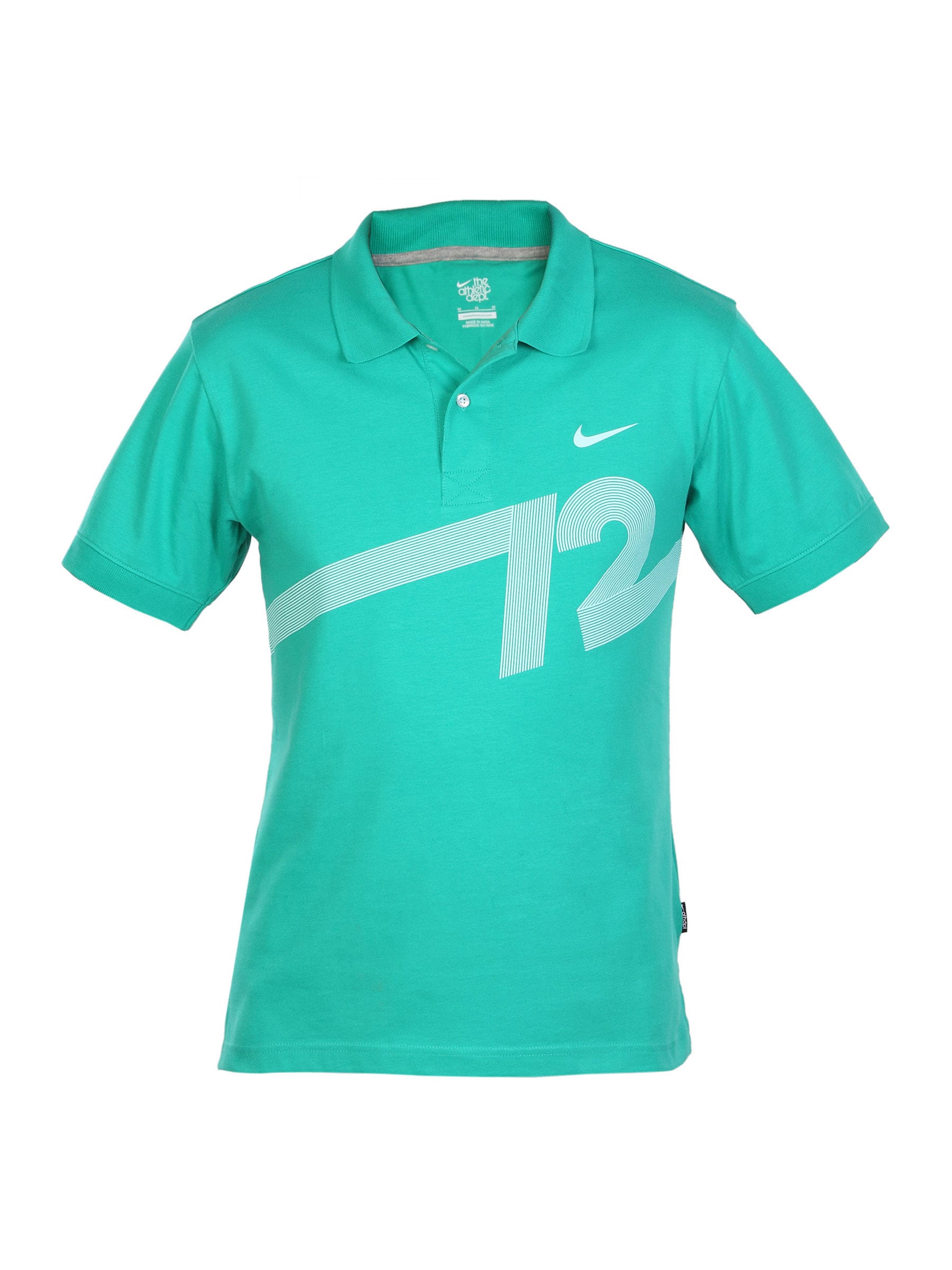 Nike Men Green Polo T-shirt