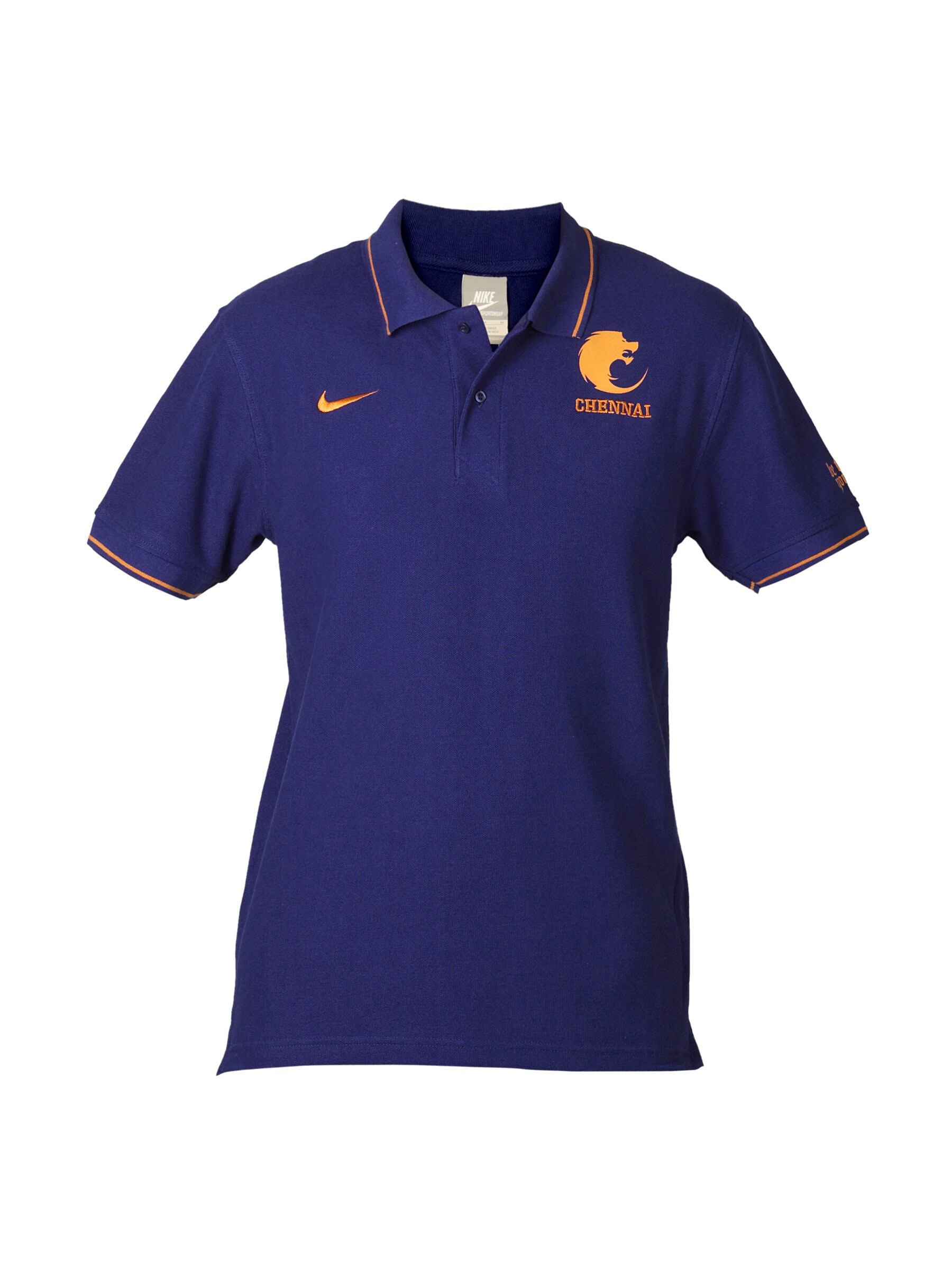 Nike Men Cricket Blue Polo T-shirt