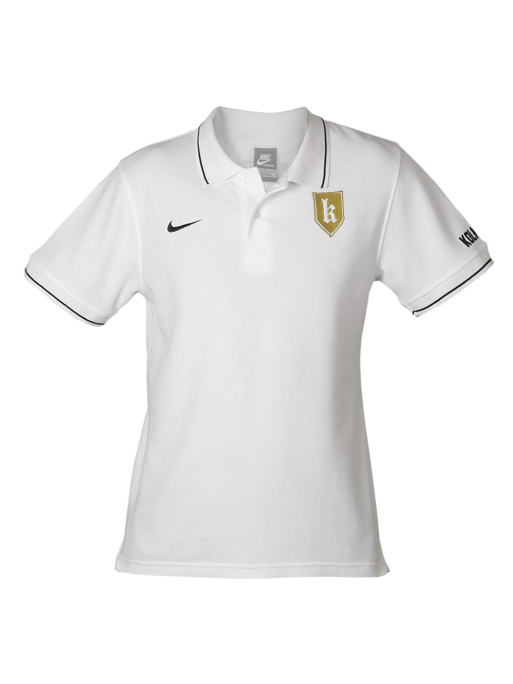Nike Men Cricket White Polo T-shirt