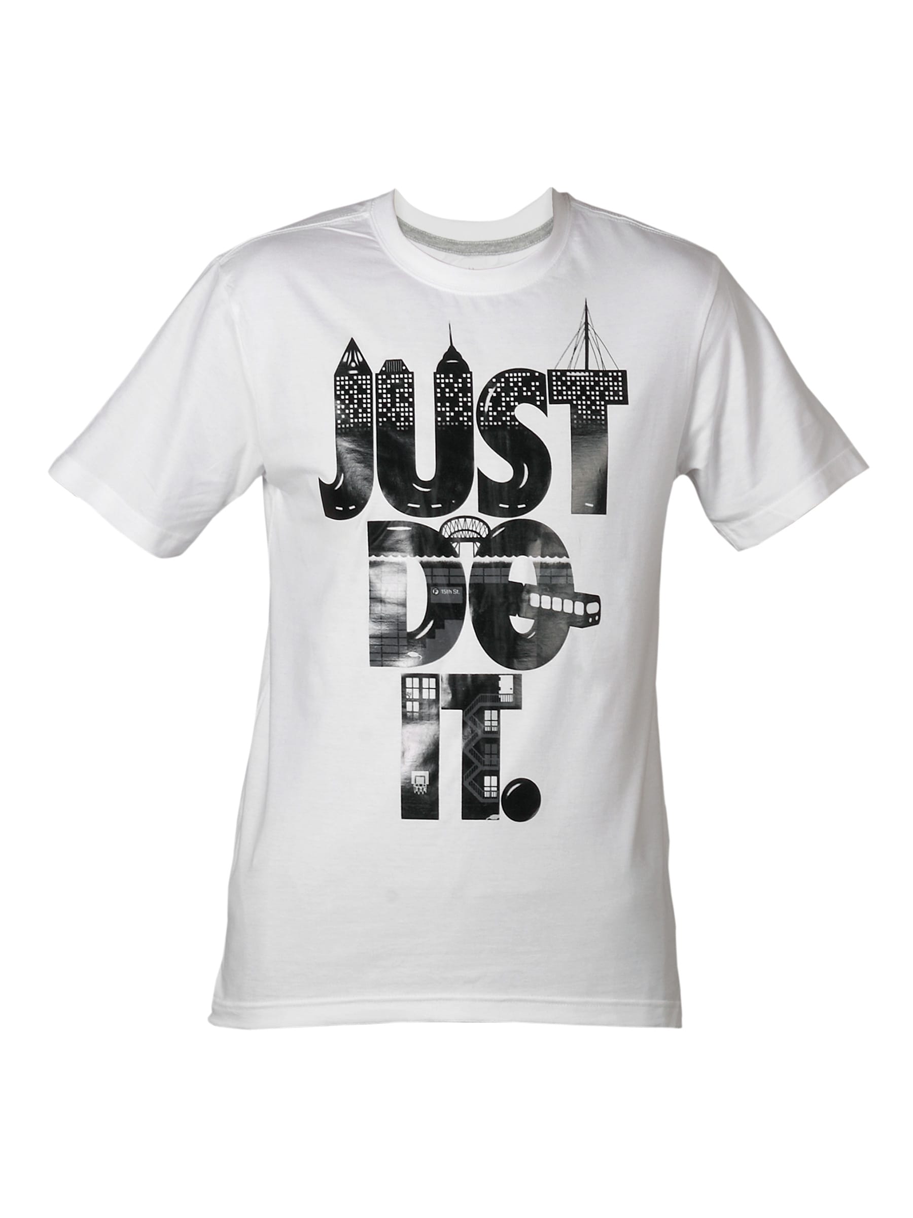 Nike Men White Jdi City T-Shirt