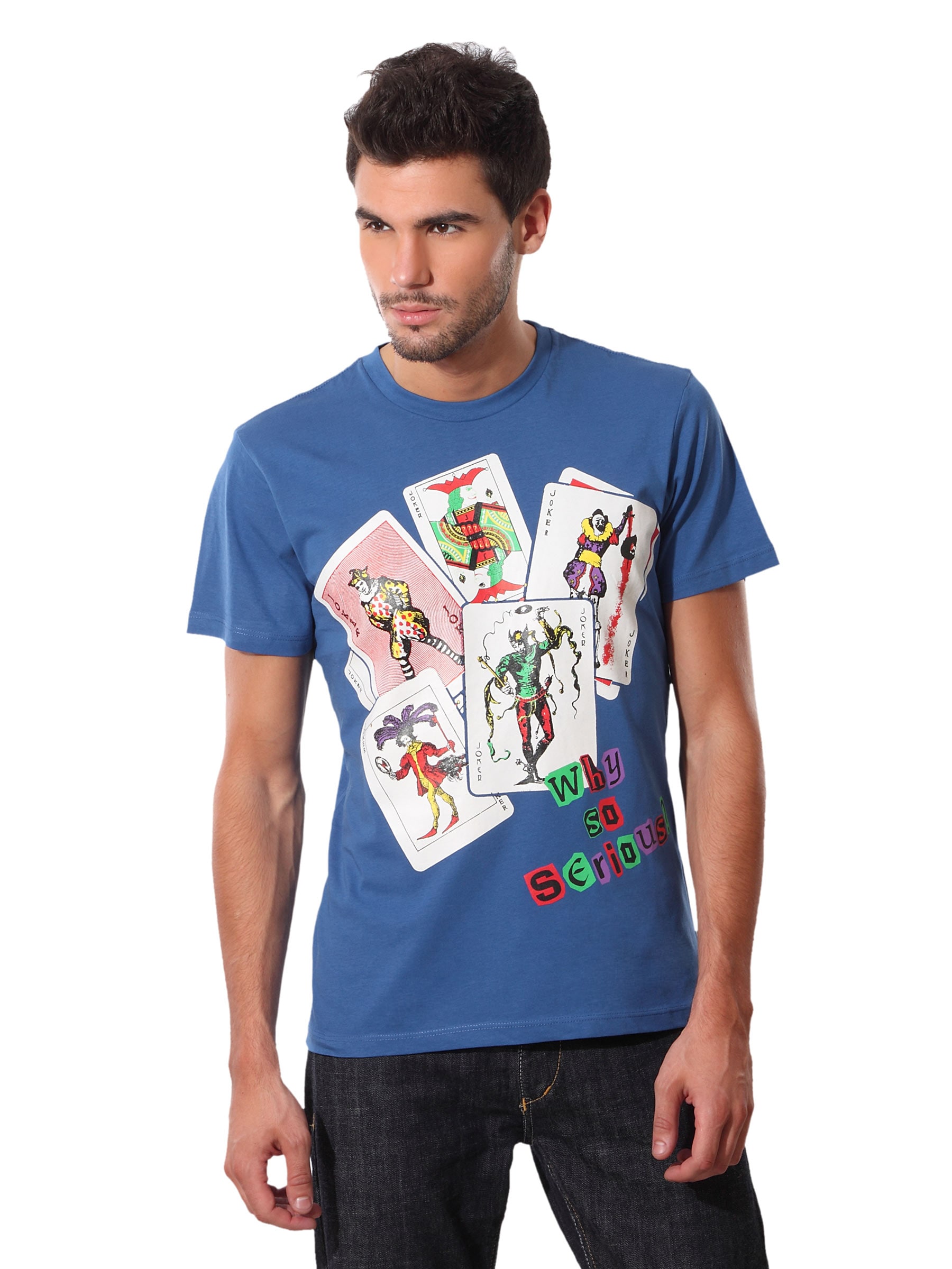 Joker Men Blue T-shirt