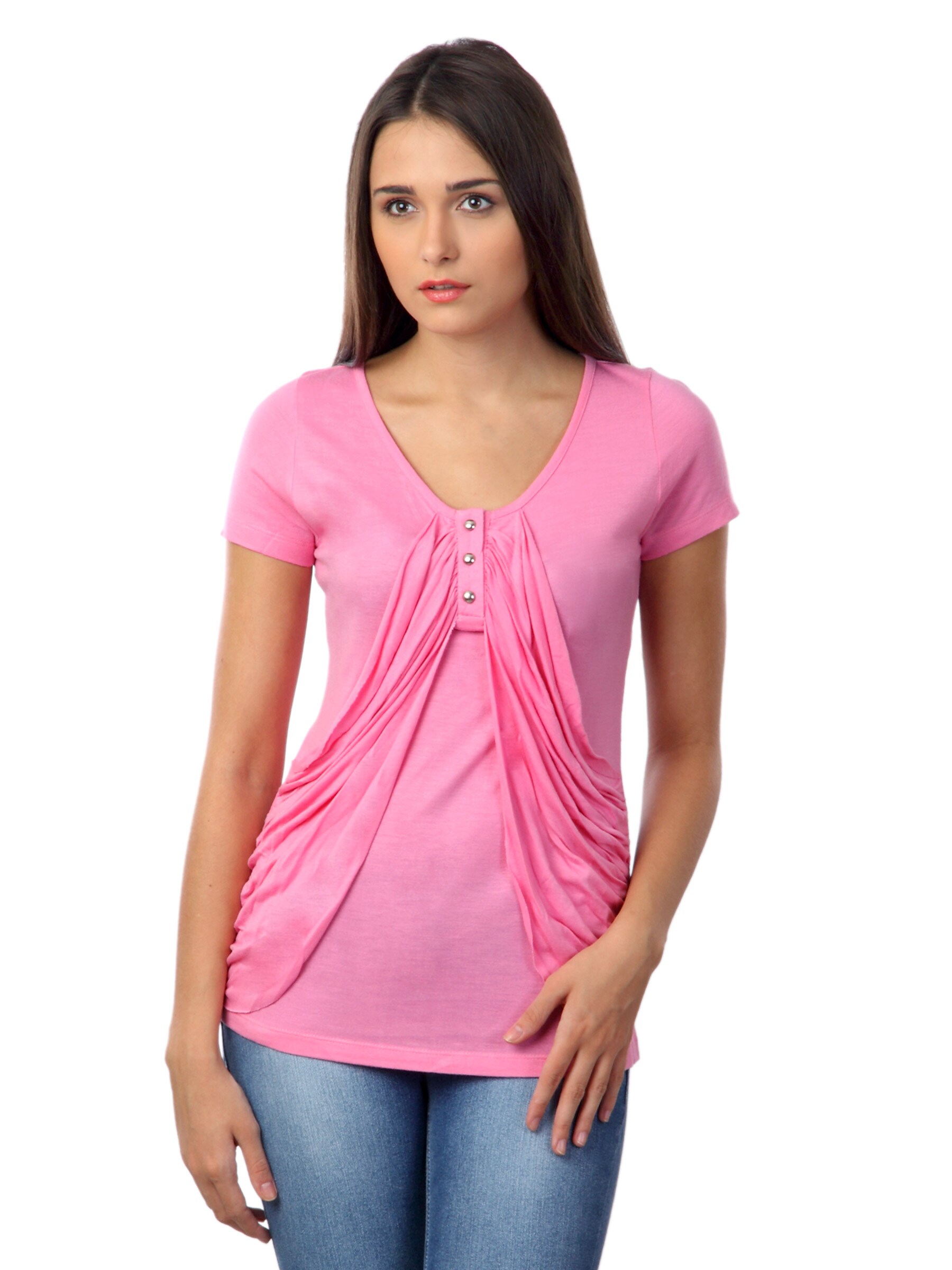 Latin Quarters Women Pink Top