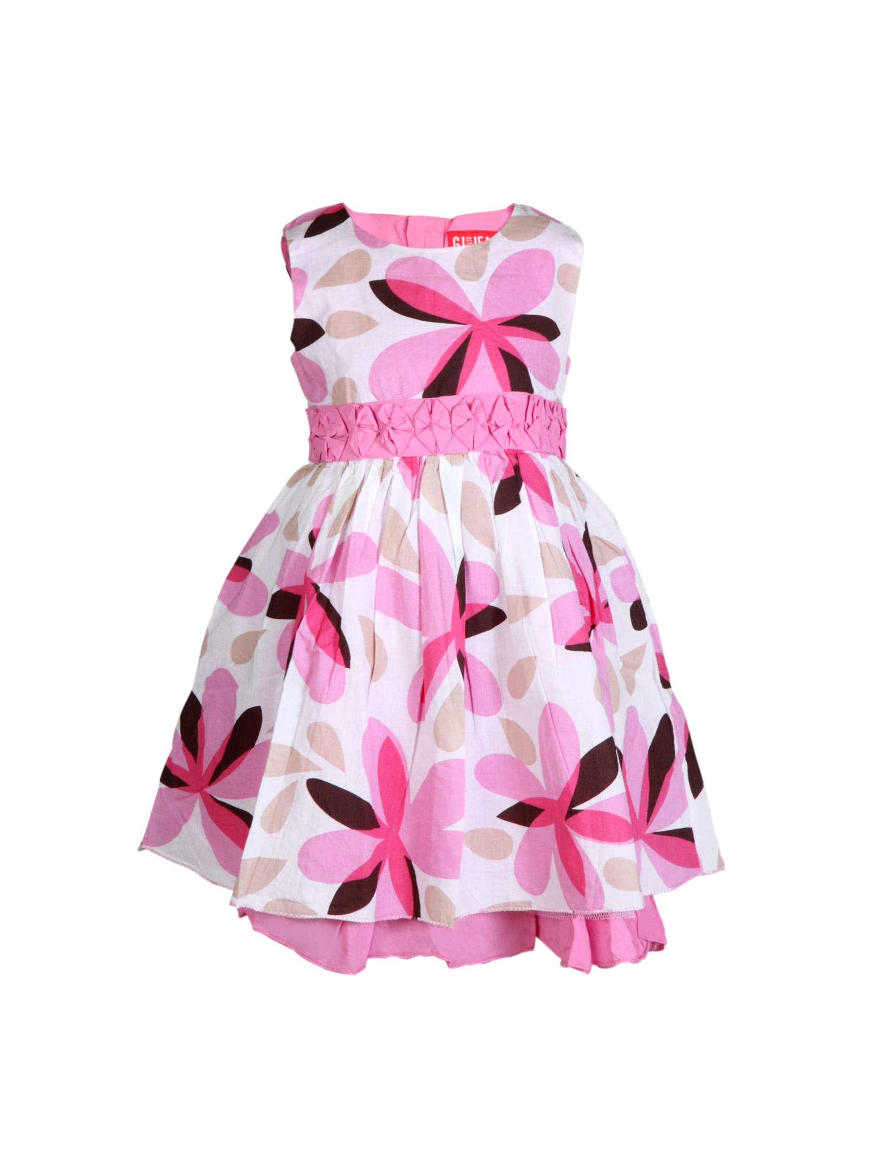 Gini and Jony Girls Summer Paradise Pink Dress