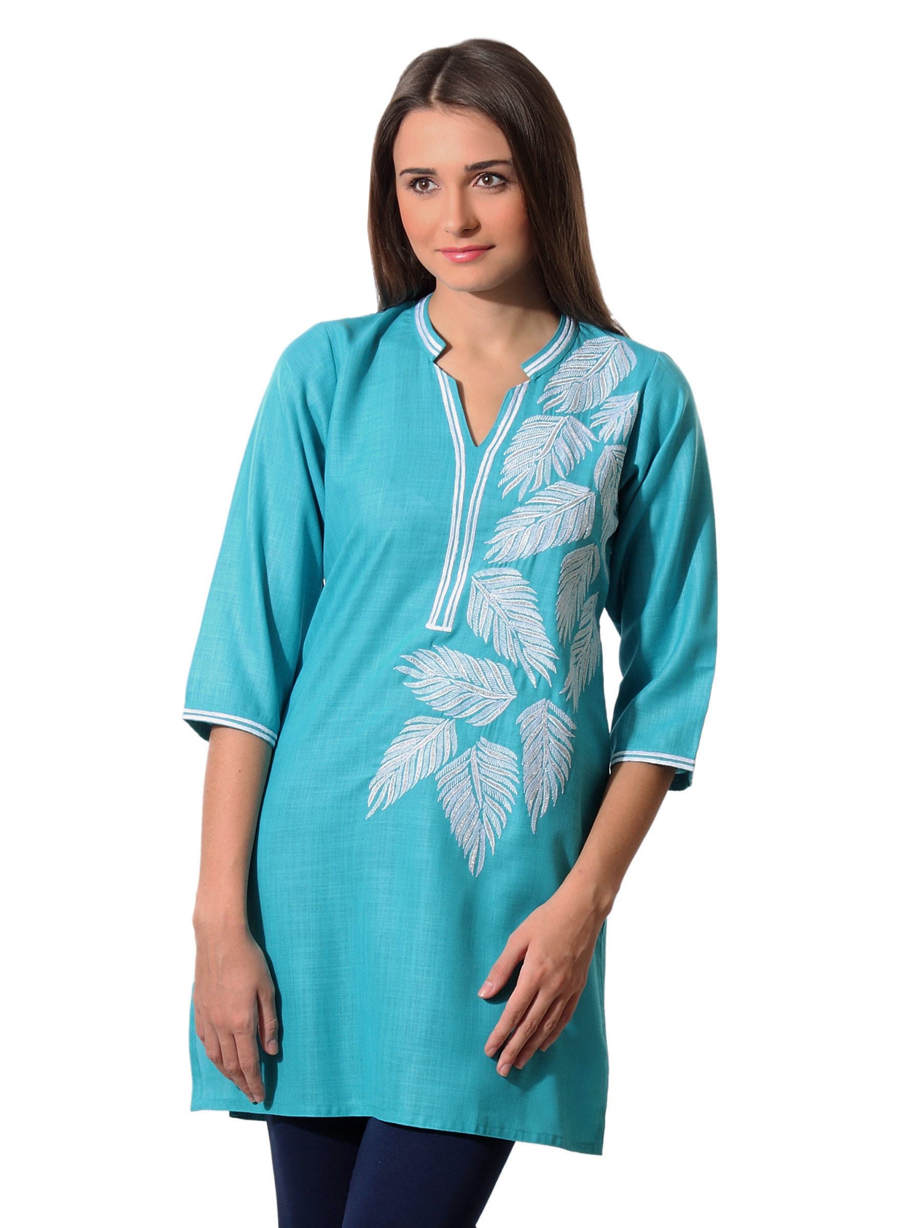 Aneri Women Blue Kurtas