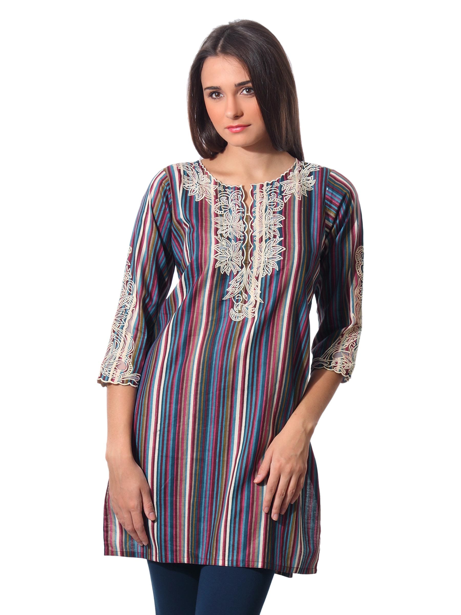 Aneri Women Multi Coloured Kurta