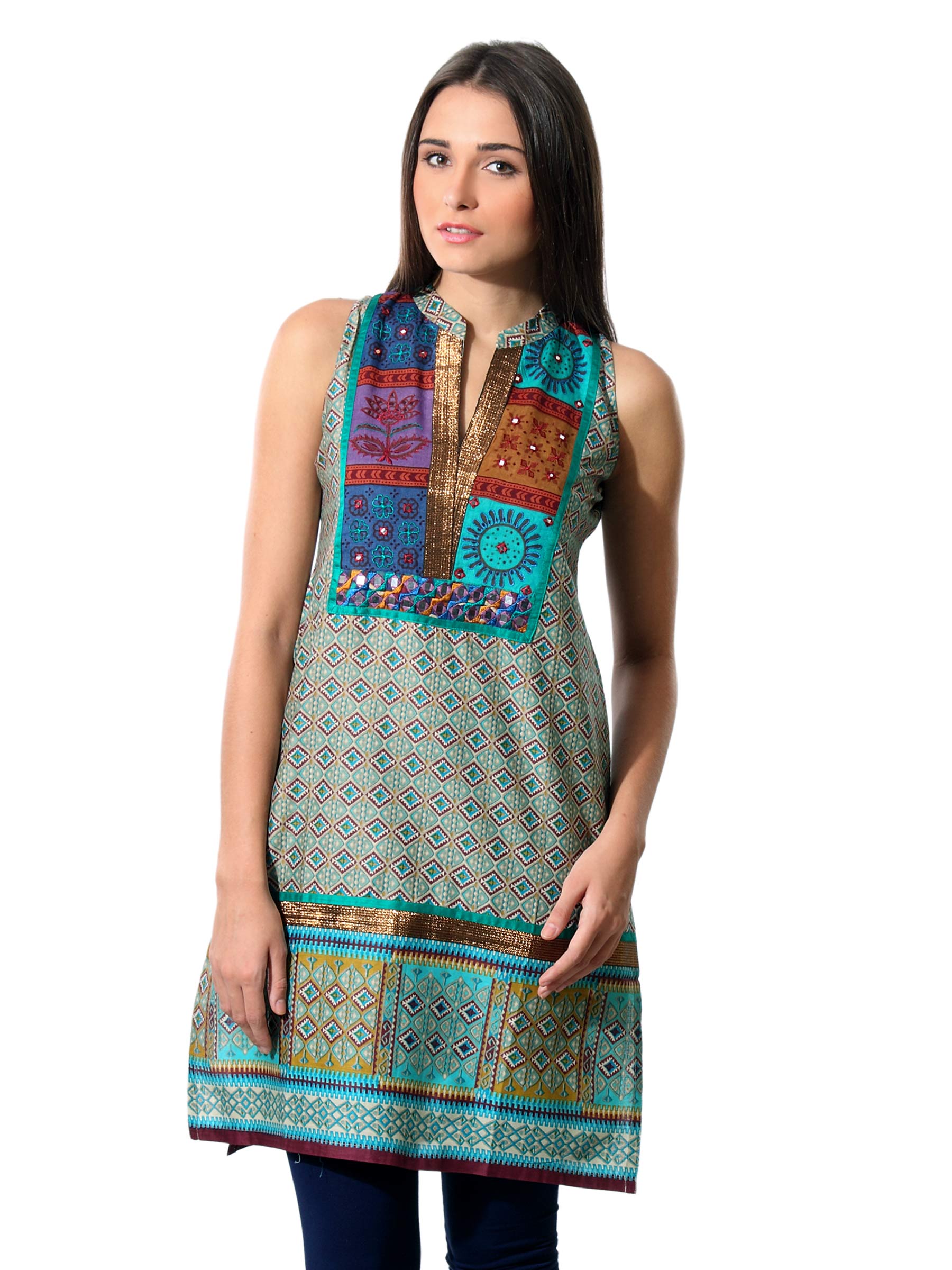 Aneri Women Multi Coloured Kurta