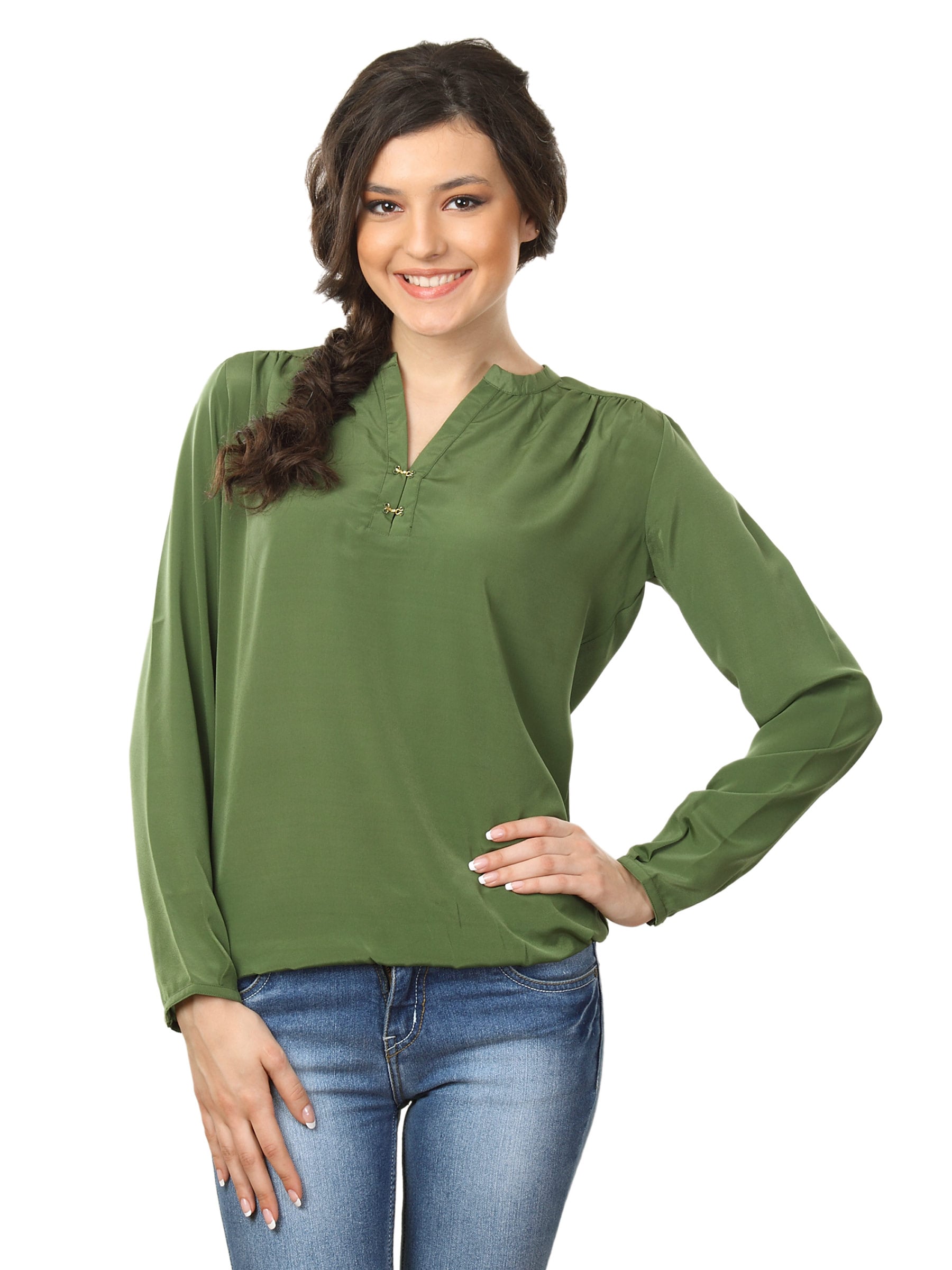 Femella Women Green Top