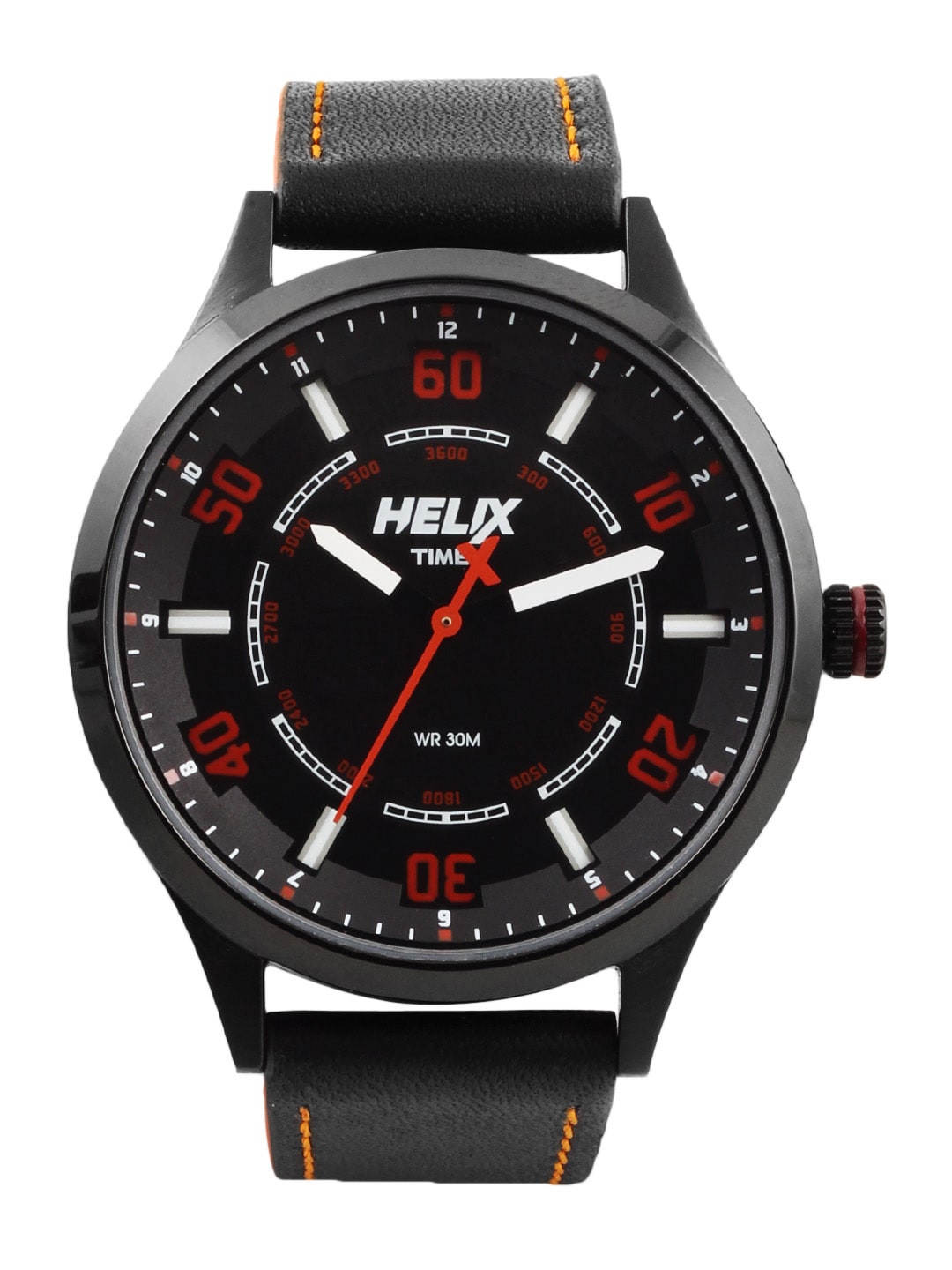 Helix Men Black Dial Watch