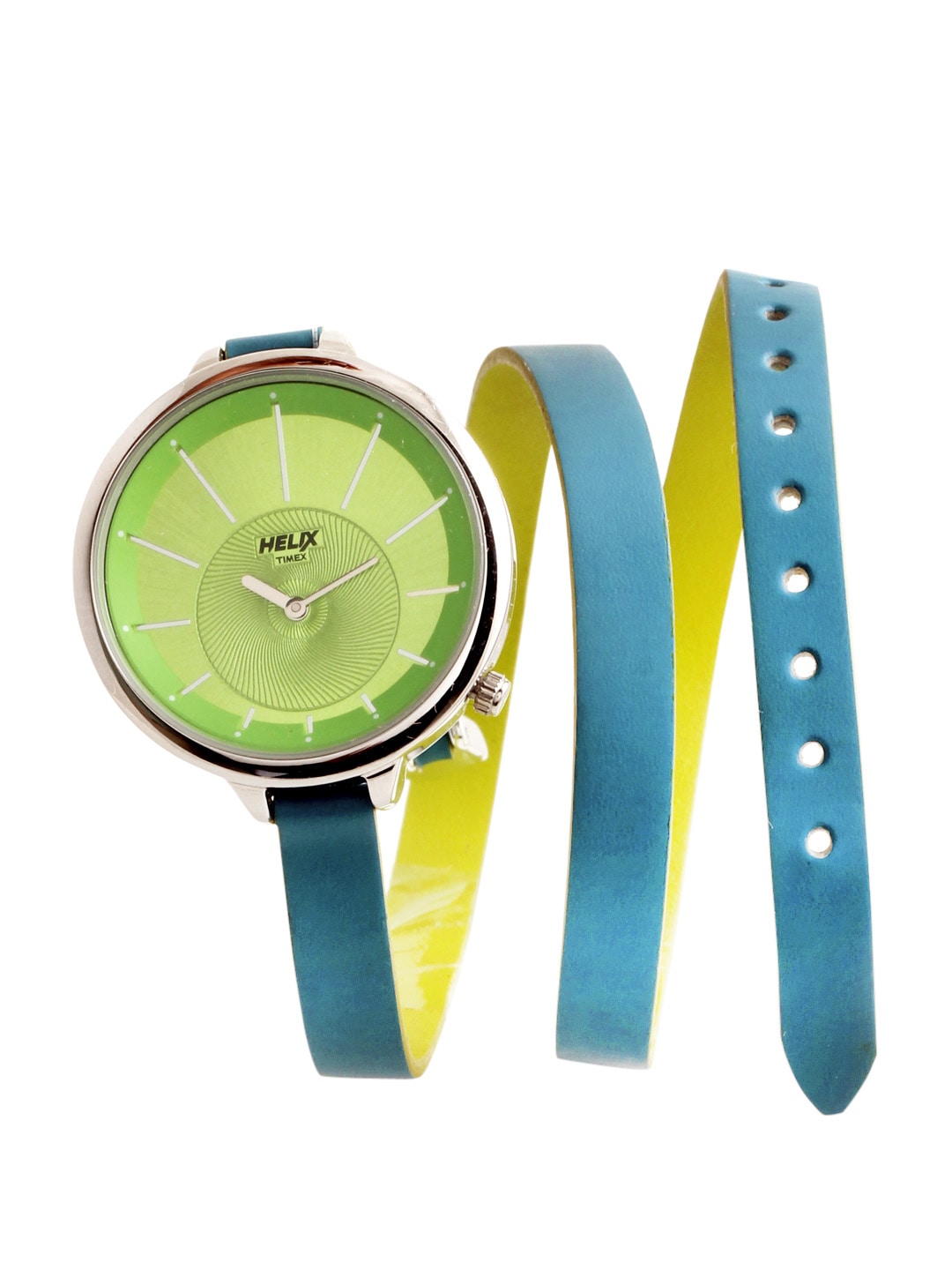 Helix Women Green Dial Watch