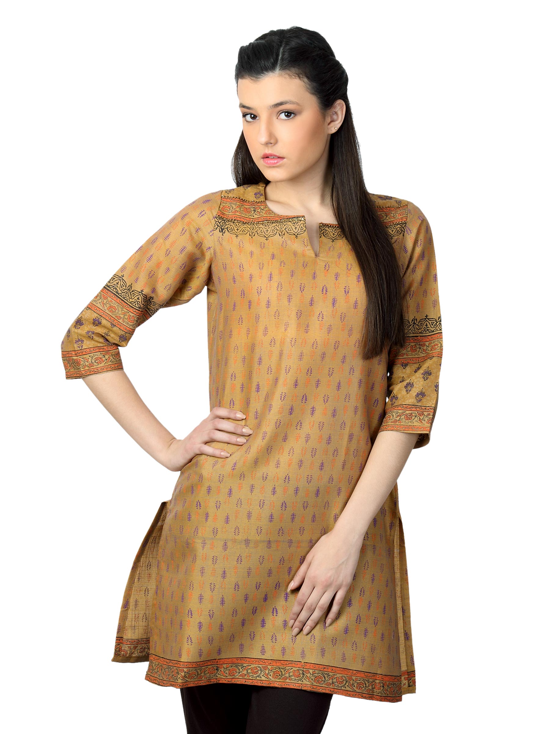 Diva Women Mustard Kurta