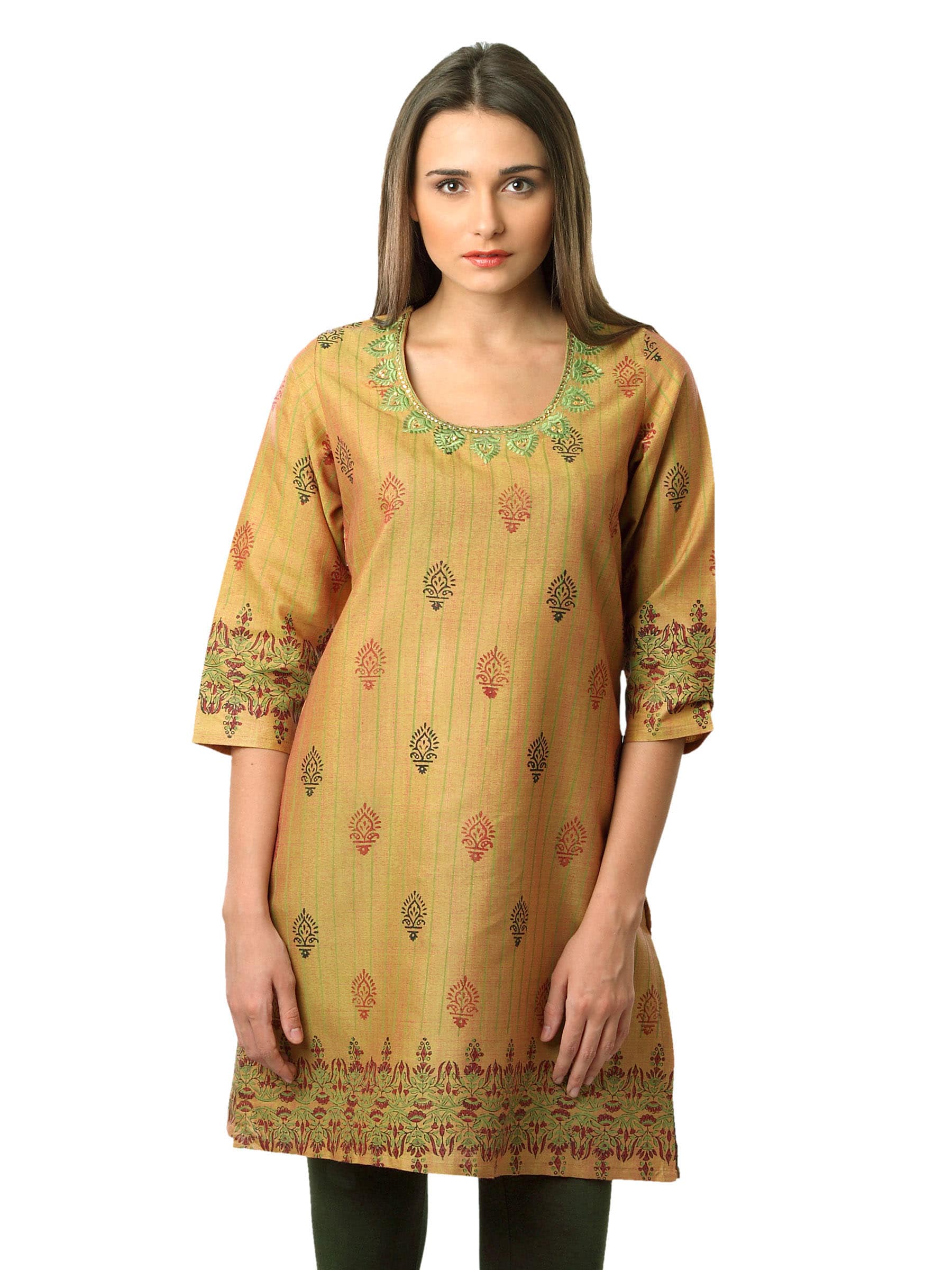 Diva Women Mustard Kurta