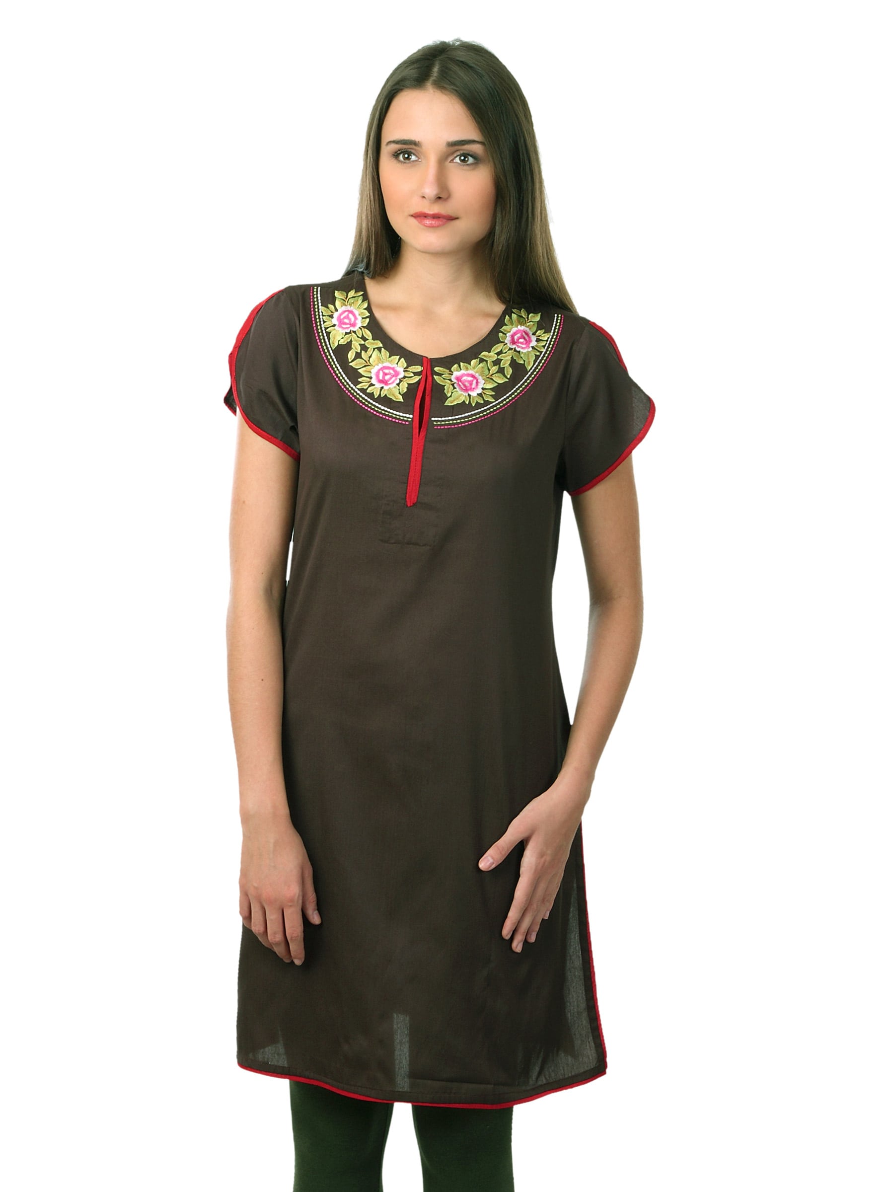 Diva Women Brown Kurta