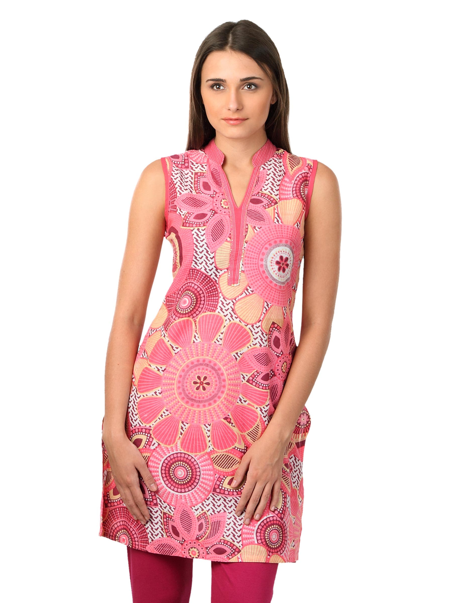 Diva Women Pink Kurta