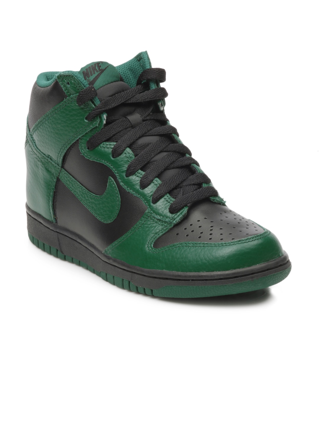 Nike Men Green Dunk High Sports Shoes