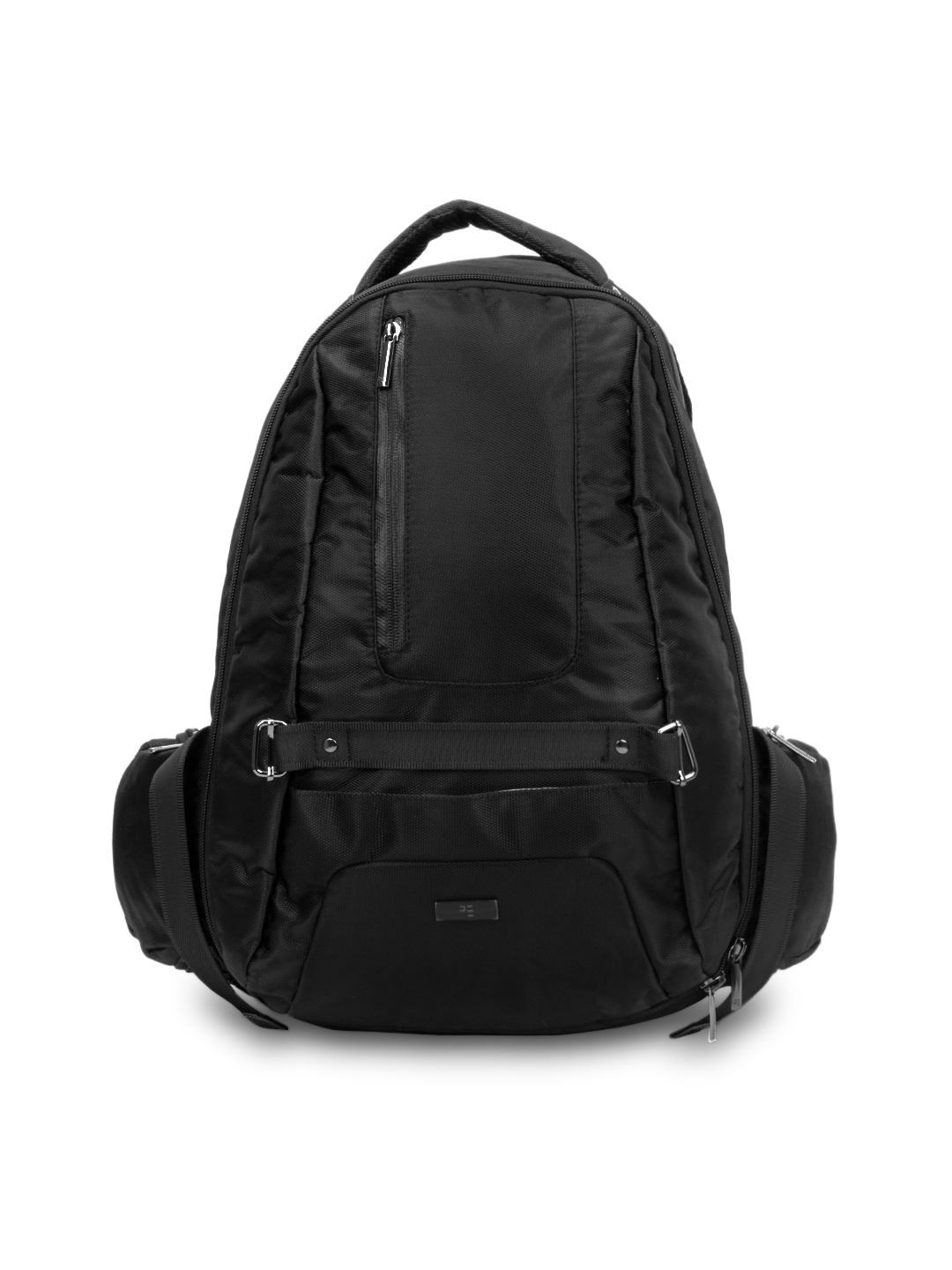 Peter England Unisex Black Backpacks