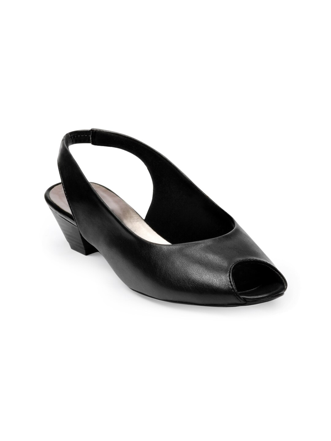 Catwalk Women Black Peep Toes